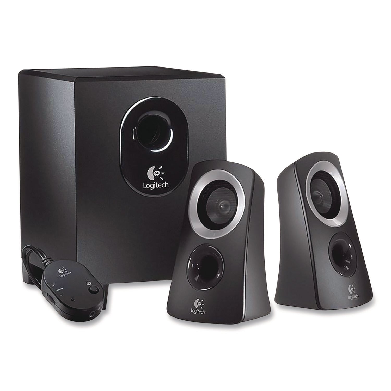 Logitech® Z313 Computer Speaker System, Black - Bloom Skins