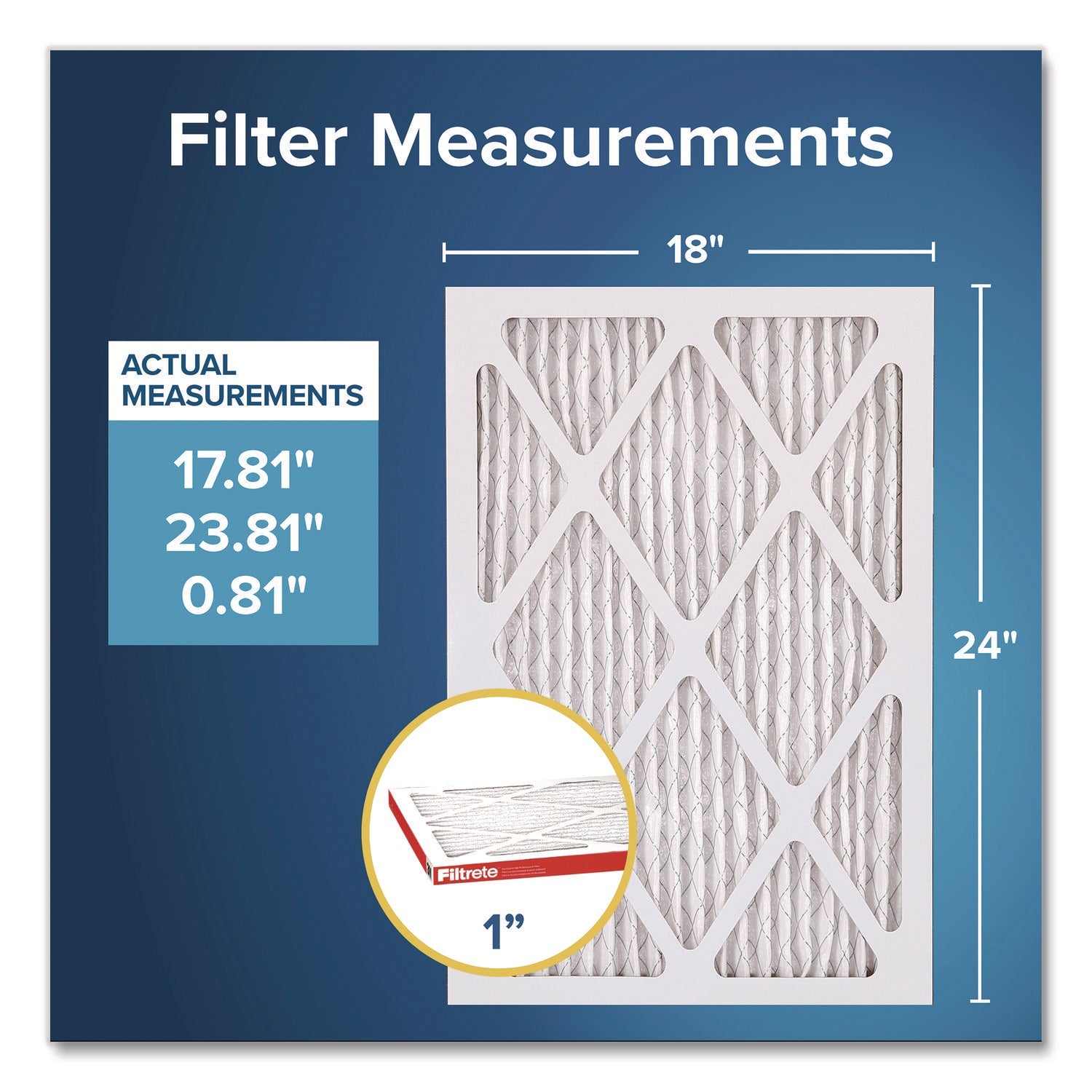 Filtrete™ Allergen Defense Air Filter, 18 x 24, 4/Carton - Bloom Skins