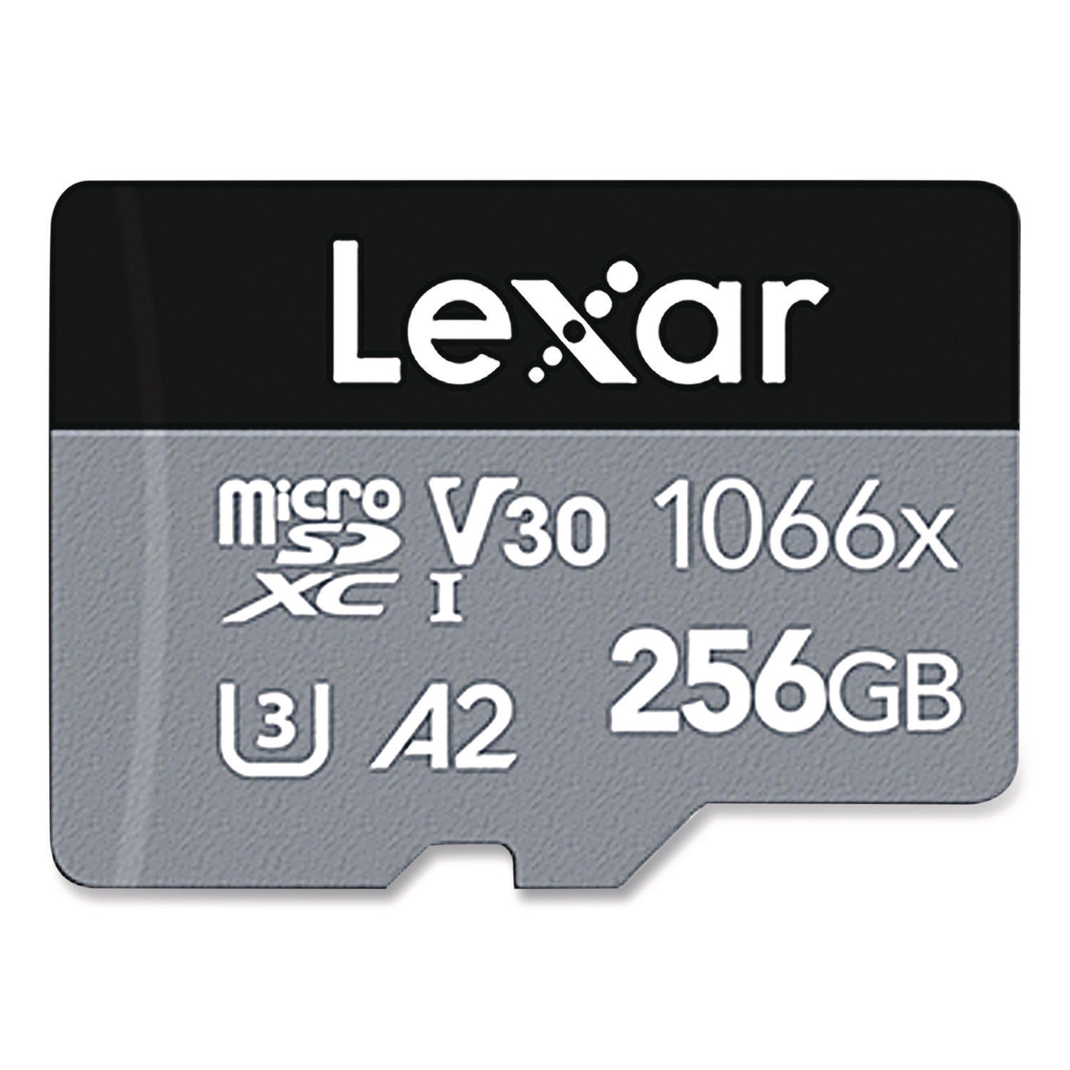 Lexar™ Professional SILVER Series microSDXC Memory Card, UHS-I, V30 Class 10, 256 GB