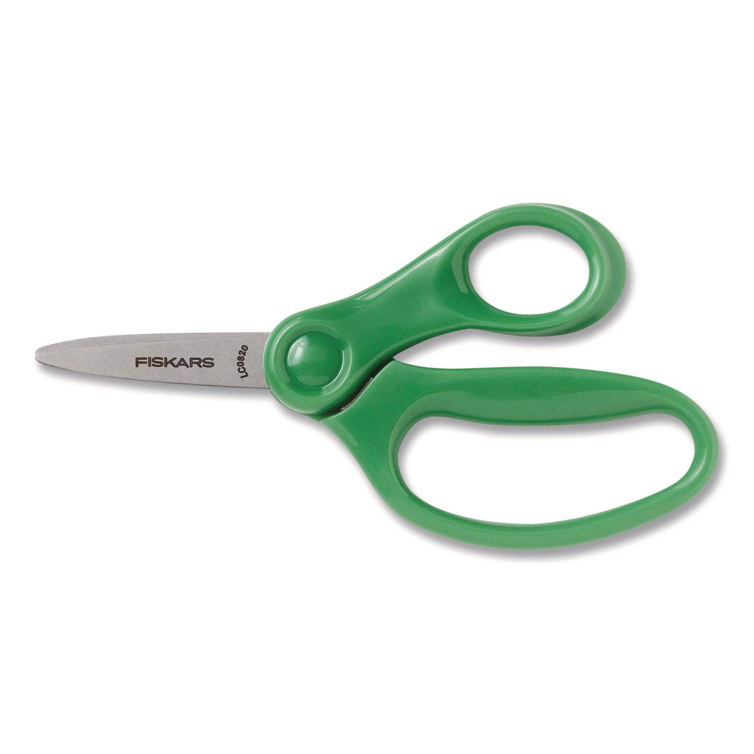 Fiskars® Classpack Scissors Caddy, Pointed Tip, 5" Long, 1.6" Cut Length, Straight Asst Color Handles: Blue/Green/Lt Blue/Red, 24/Set