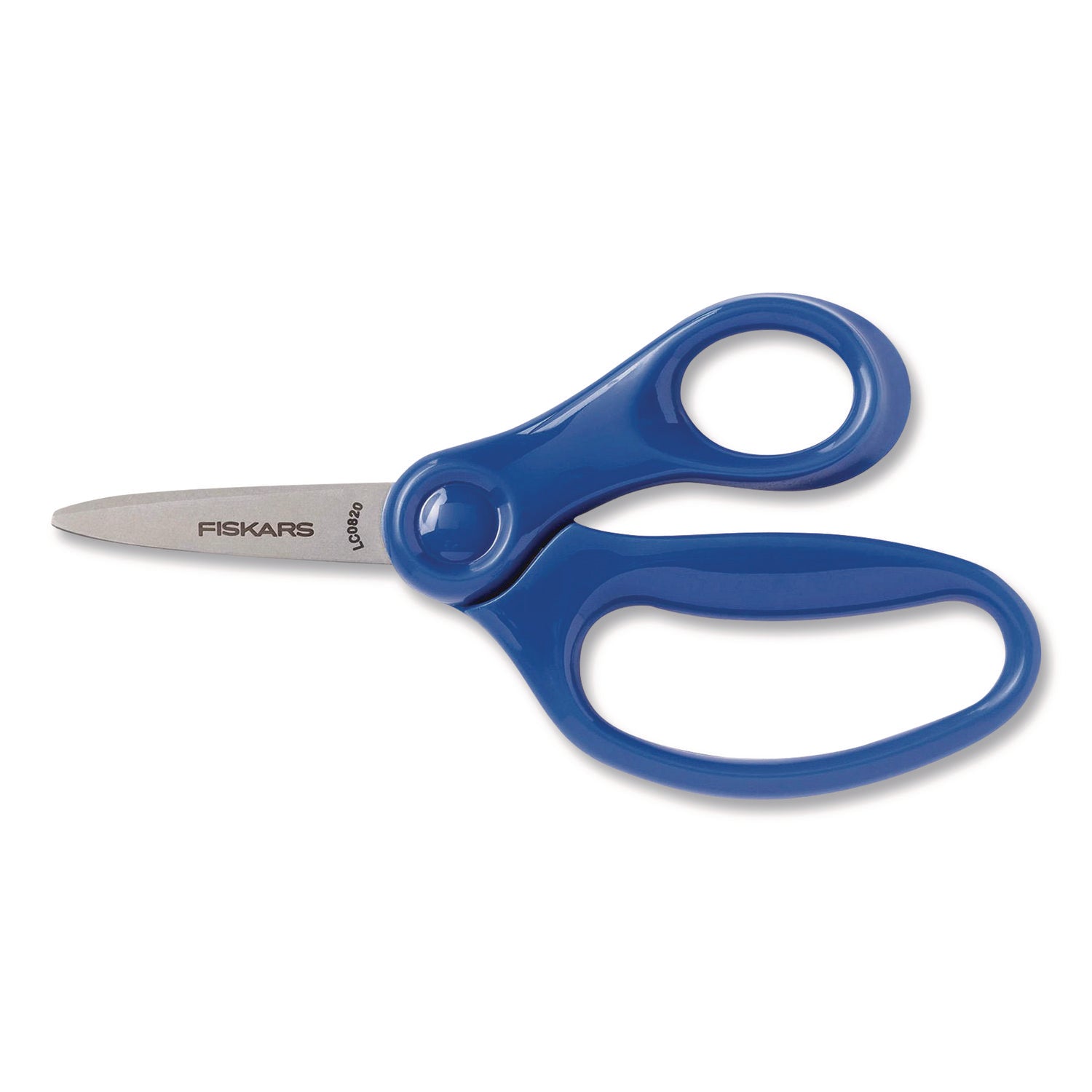 Fiskars® Classpack Scissors Caddy, Pointed Tip, 5" Long, 1.6" Cut Length, Straight Asst Color Handles: Blue/Green/Lt Blue/Red, 24/Set