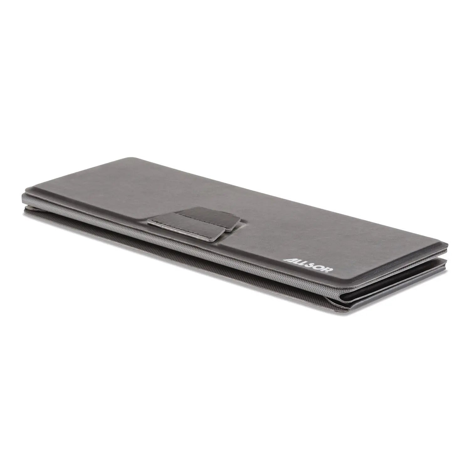 Allsop® Foldio Laptop and Tablet Stand, +30 Tilt, 9.5" x 14.5" x 3", Black, Supports 7 lb