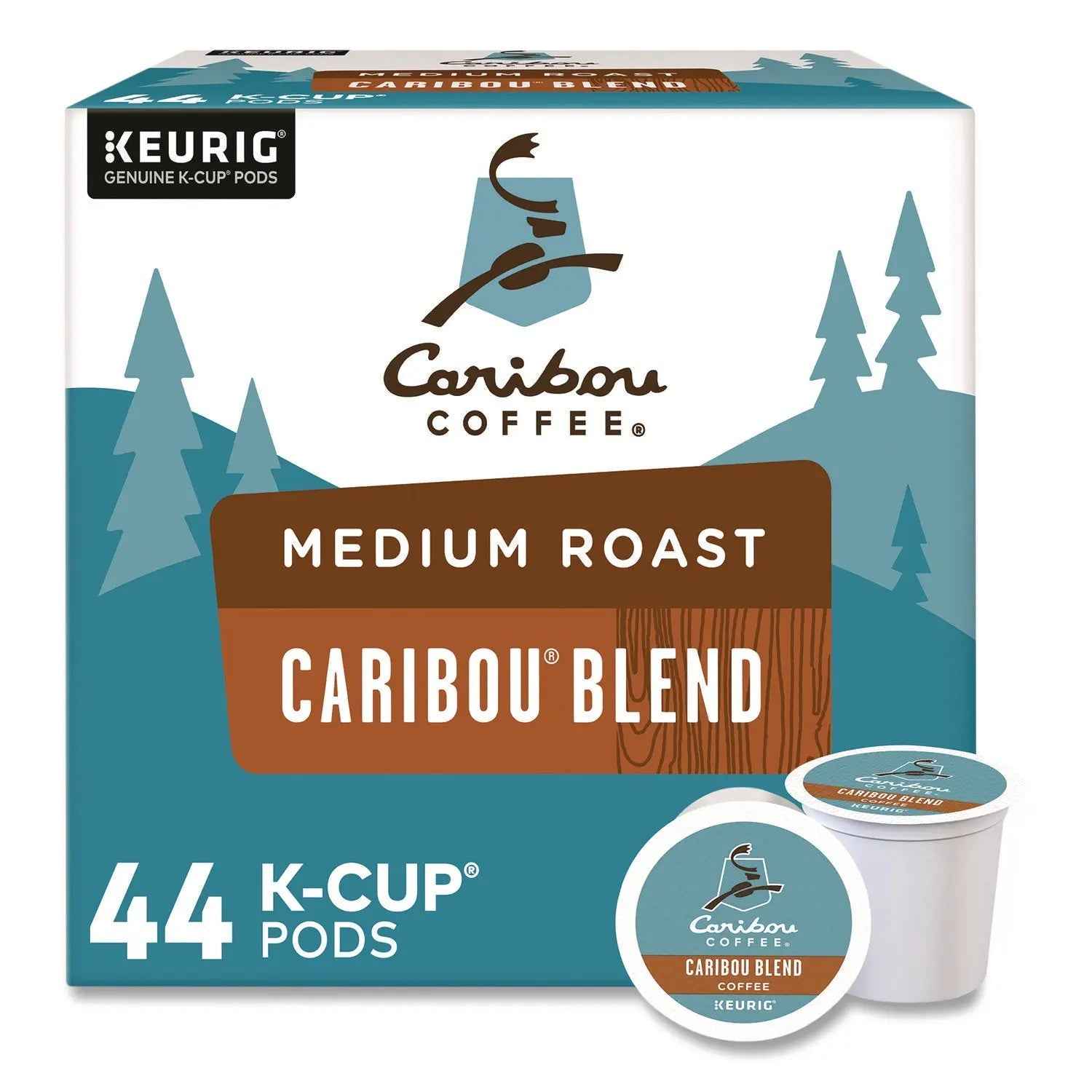 Caribou Coffee® Caribou Blend Coffee K-Cups, 0.4 oz, 44/Box