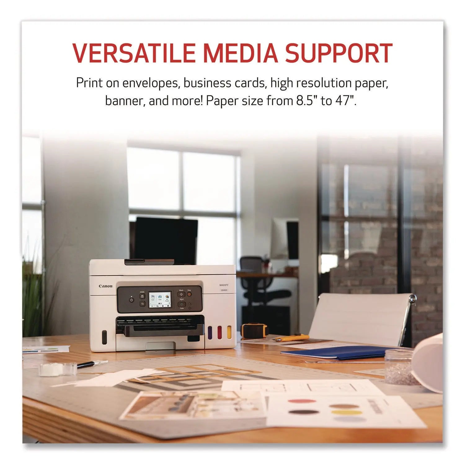 Canon® MegaTank MAXIFY GX4020 Wireless Color All-in-One Inkjet Printer, Copy, Fax, Print, Scan - Bloom Skins