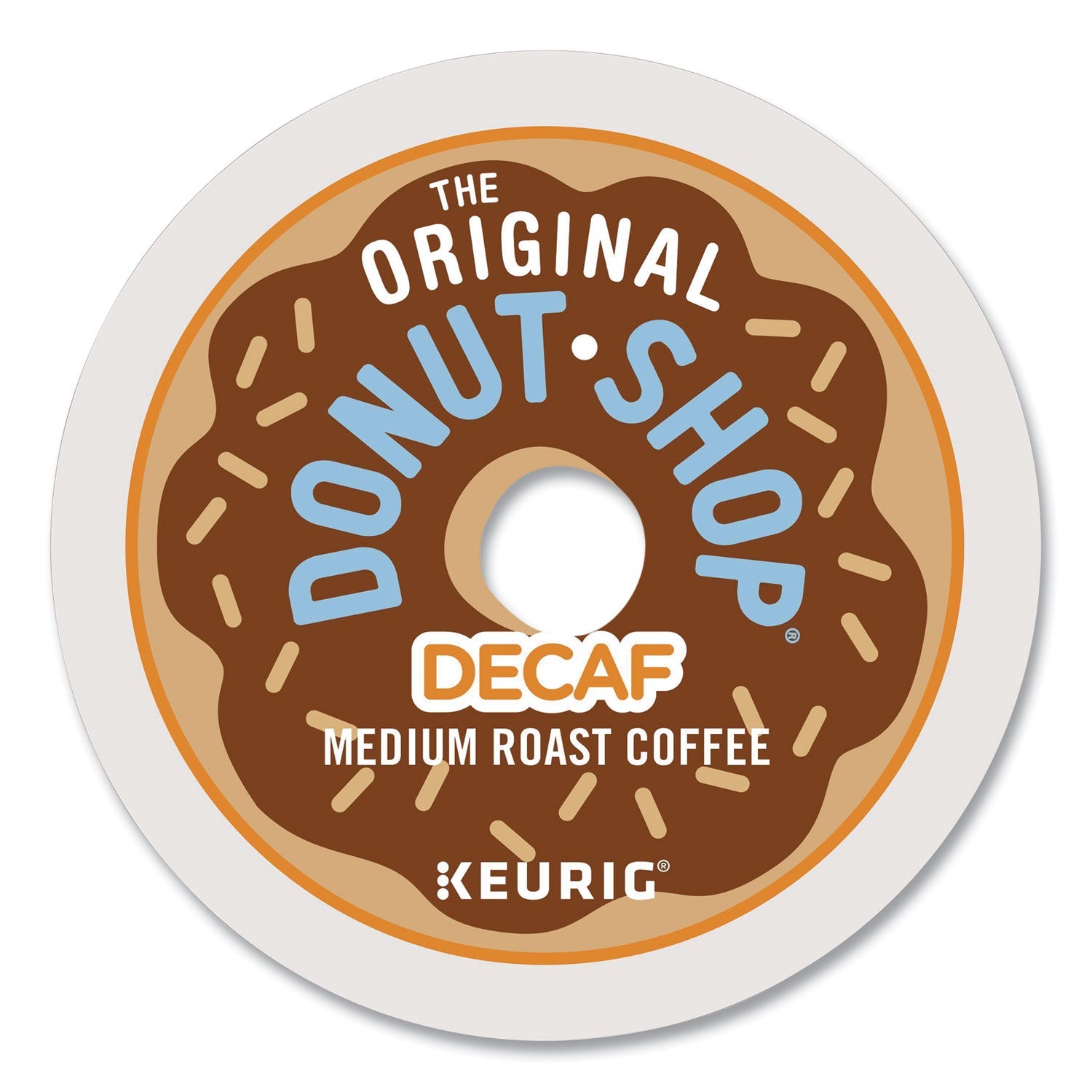The Original Donut Shop® Decaf Coffee K-Cups, 0.39 oz, 22/Box
