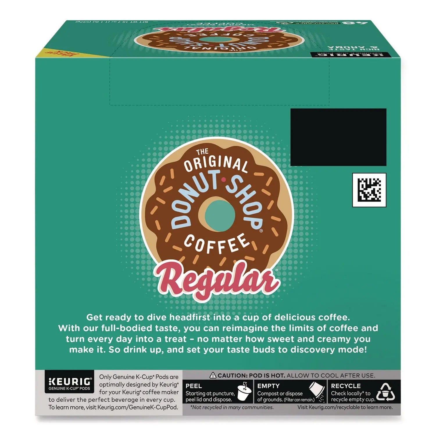 The Original Donut Shop® Donut Shop Coffee K-Cups, Regular, 0.39 oz, 48/Box
