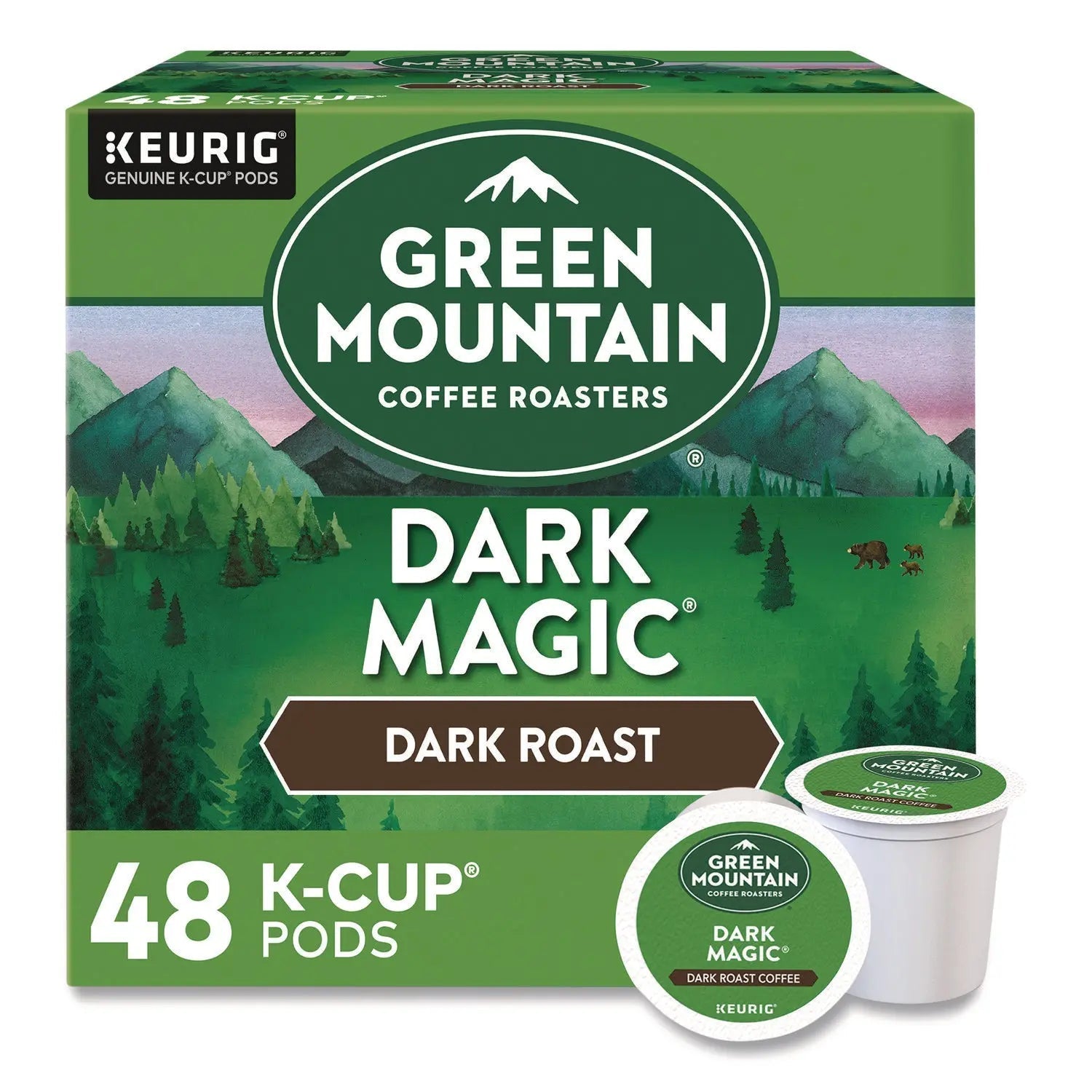 Green Mountain Coffee® Dark Magic Extra Bold Coffee K-Cups, 0.4 oz, 48/Box