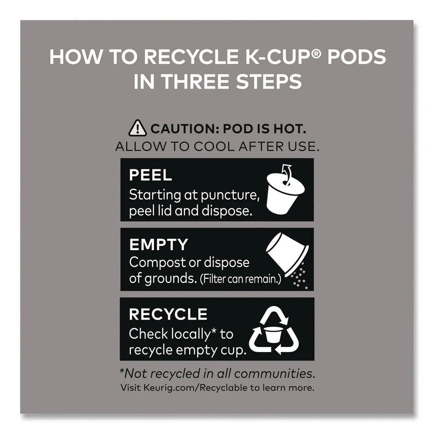 Dunkin'® K-CUP PODS, DUNKIN' DECAF, 44/BOX