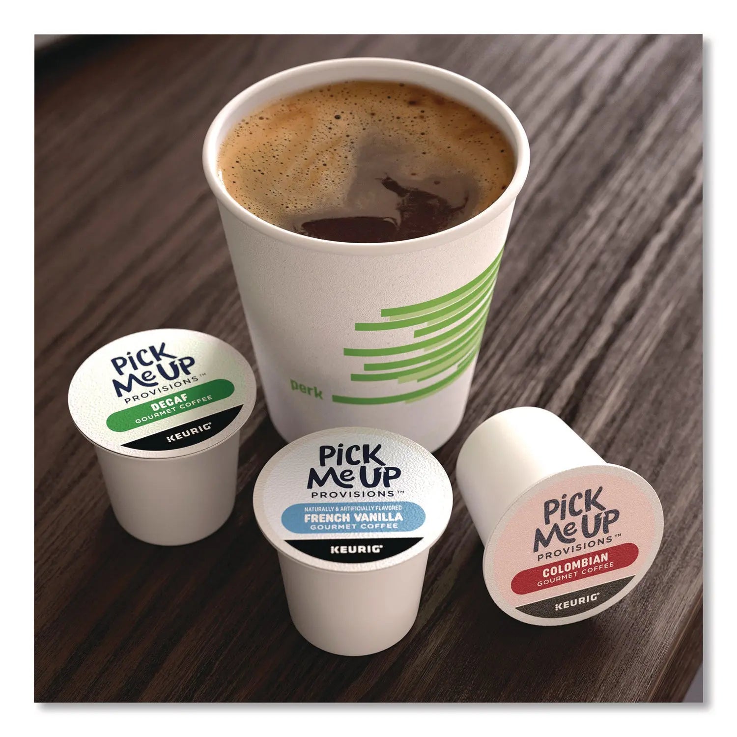 Pick Me Up Provisions™ French Vanilla Coffee K-Cups, 24/Box