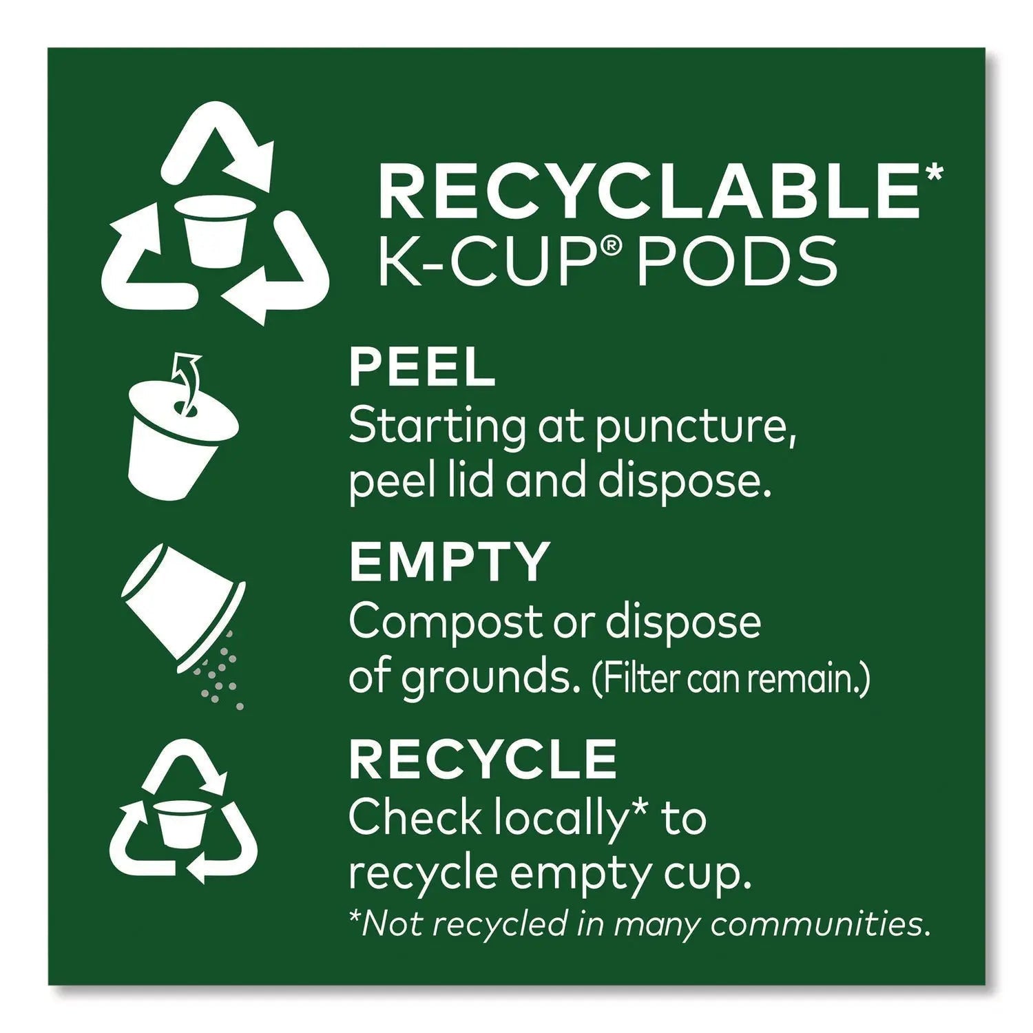 Pick Me Up Provisions™ French Vanilla Coffee K-Cups, 24/Box