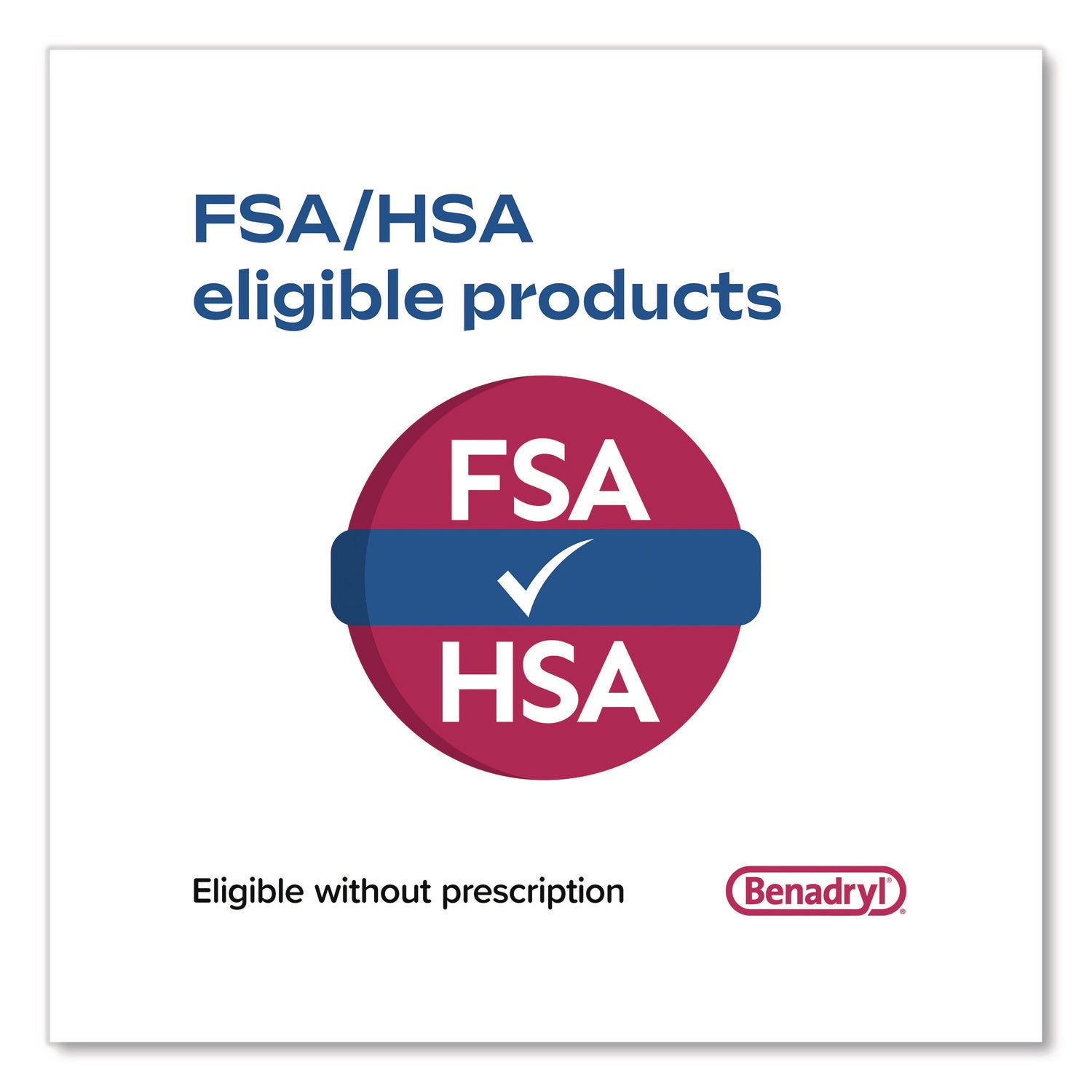 Benadryl® Allergy Ultratabs Tablets, Two-Pack, 60 Packs/Box