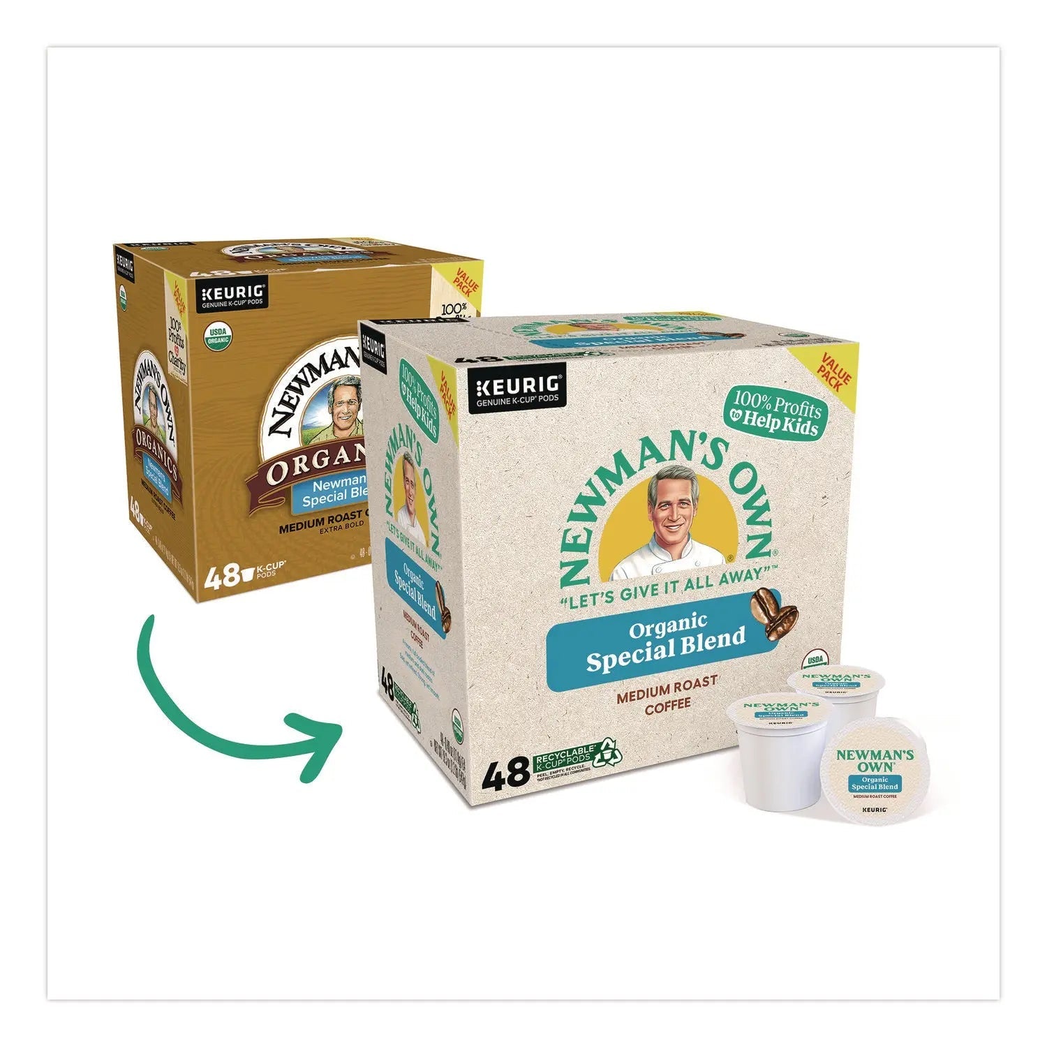 Newman's Own® Organics Special Blend Coffee K-Cups, 48/Box