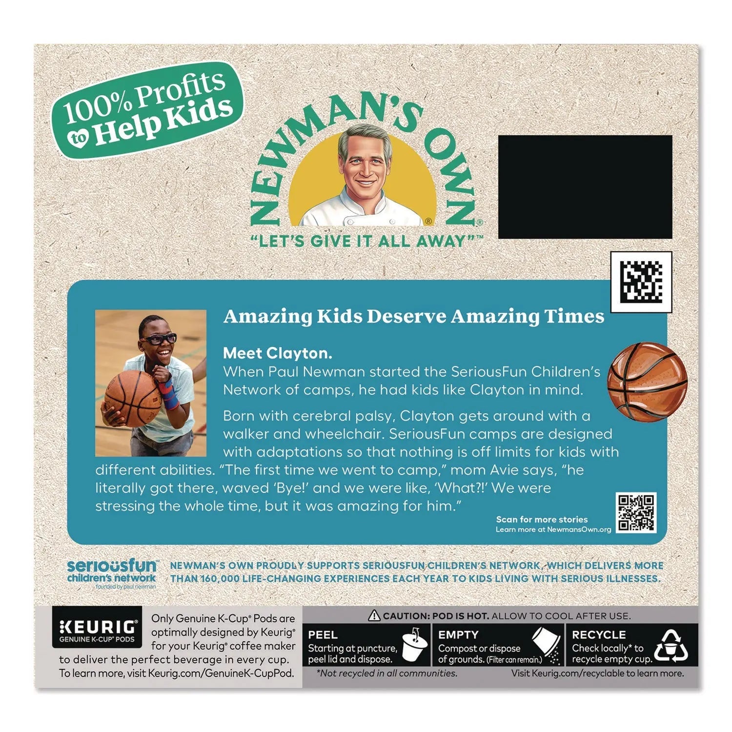 Newman's Own® Organics Special Blend Coffee K-Cups, 48/Box