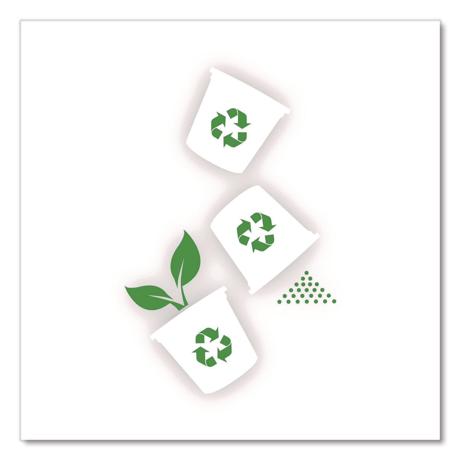 Keurig® K-Cycle K-Cup Pod Recycling Station, Plastic, Black/Green/White, 5/Pack