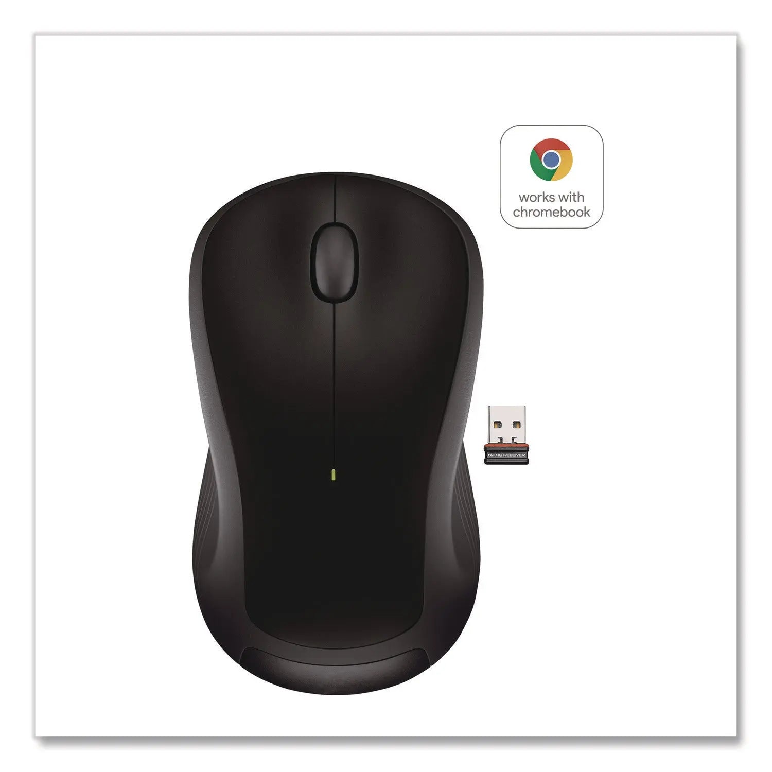 Logitech® M310 WIRELESS MOUSE, 2.4 GHZ FREQUENCY/30 FT WIRELESS RANGE, LEFT/RIGHT HAND USE, BLACK