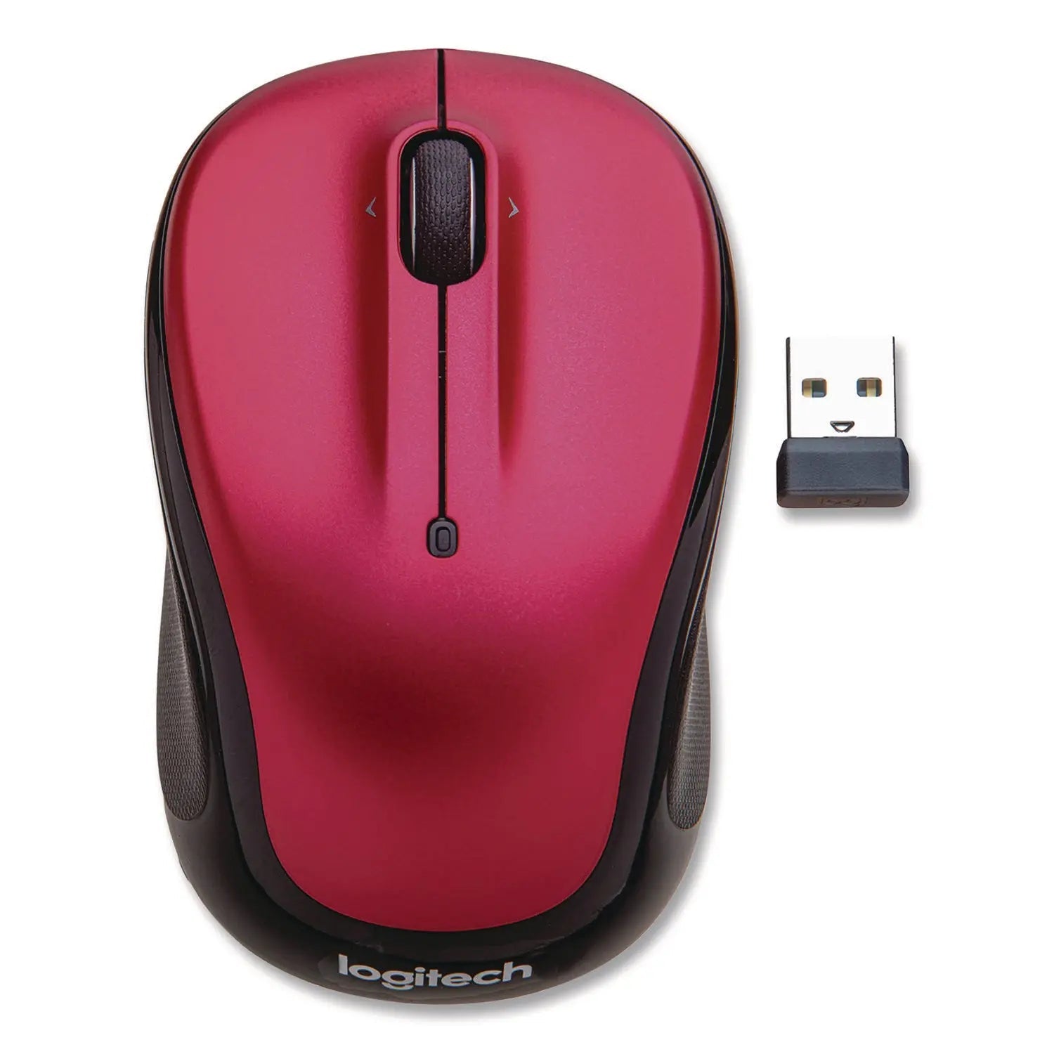 Logitech® M325S Wireless Mouse, 2.4 GHz Frequency, 32.8 ft Wireless Range, Left/Right Hand Use, Brilliant Rose