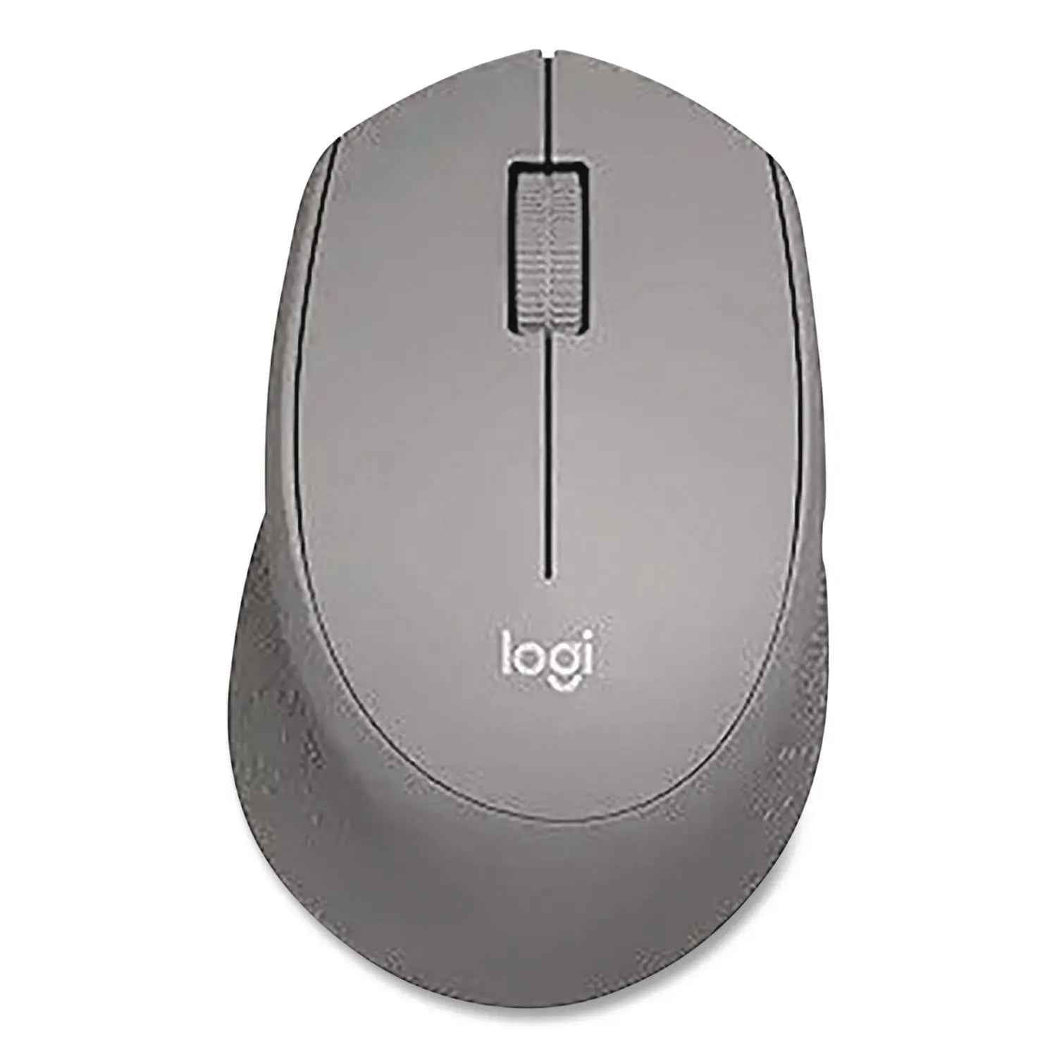 Logitech® M330 SILENT PLUS MOUSE, 2.4 GHZ FREQUENCY/33 FT WIRELESS RANGE, RIGHT HAND USE, GRAY