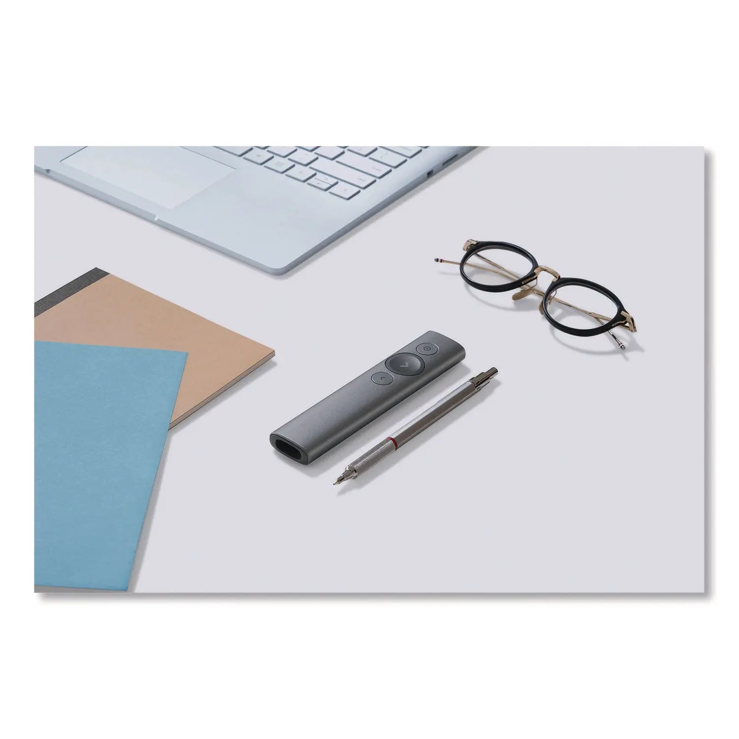 Logitech® Spotlight Presentation Remote, Projects 100 ft, Slate