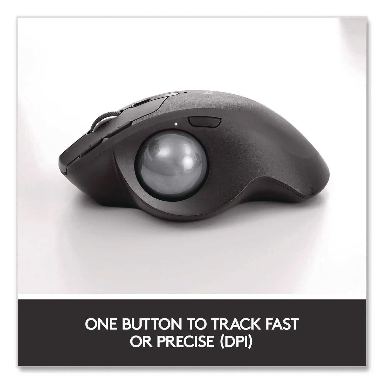 Logitech® MX Ergo Plus Advanced Wireless Trackball Mouse, 2.4 GHz Frequency/33 ft Wireless Range, Right Hand Use, Black