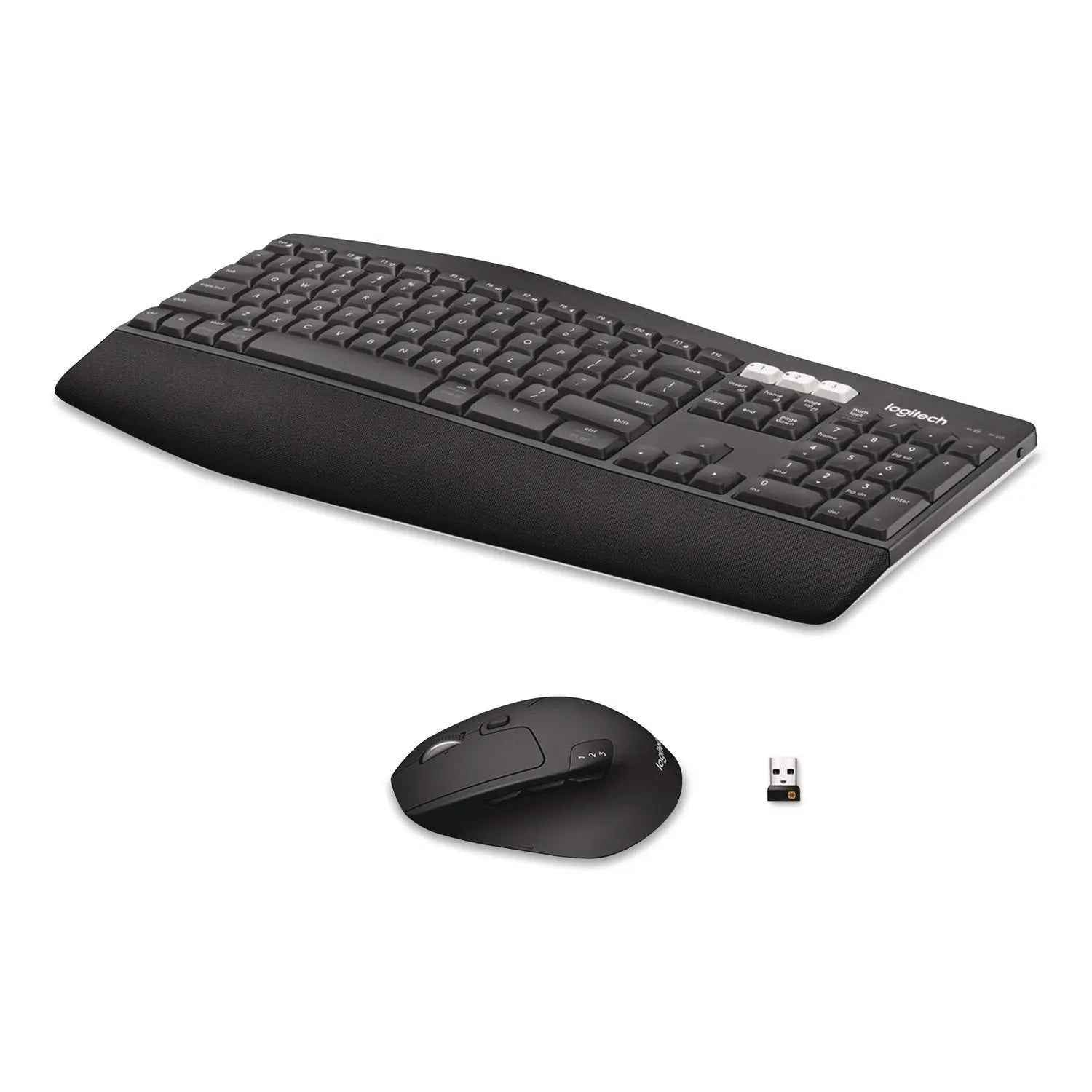 Logitech® MK850 Performance Wireless Keyboard and Mouse Combo, 2.4 GHz Frequency/33 ft Wireless Range, Black
