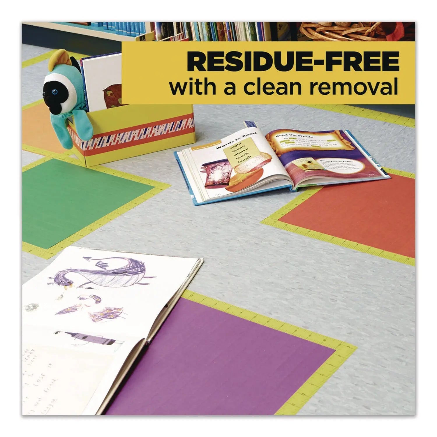 Scotch® EXPRESSIONS MASKING TAPE, 3" CORE, 0.94" X 20 YDS, TANGERINE