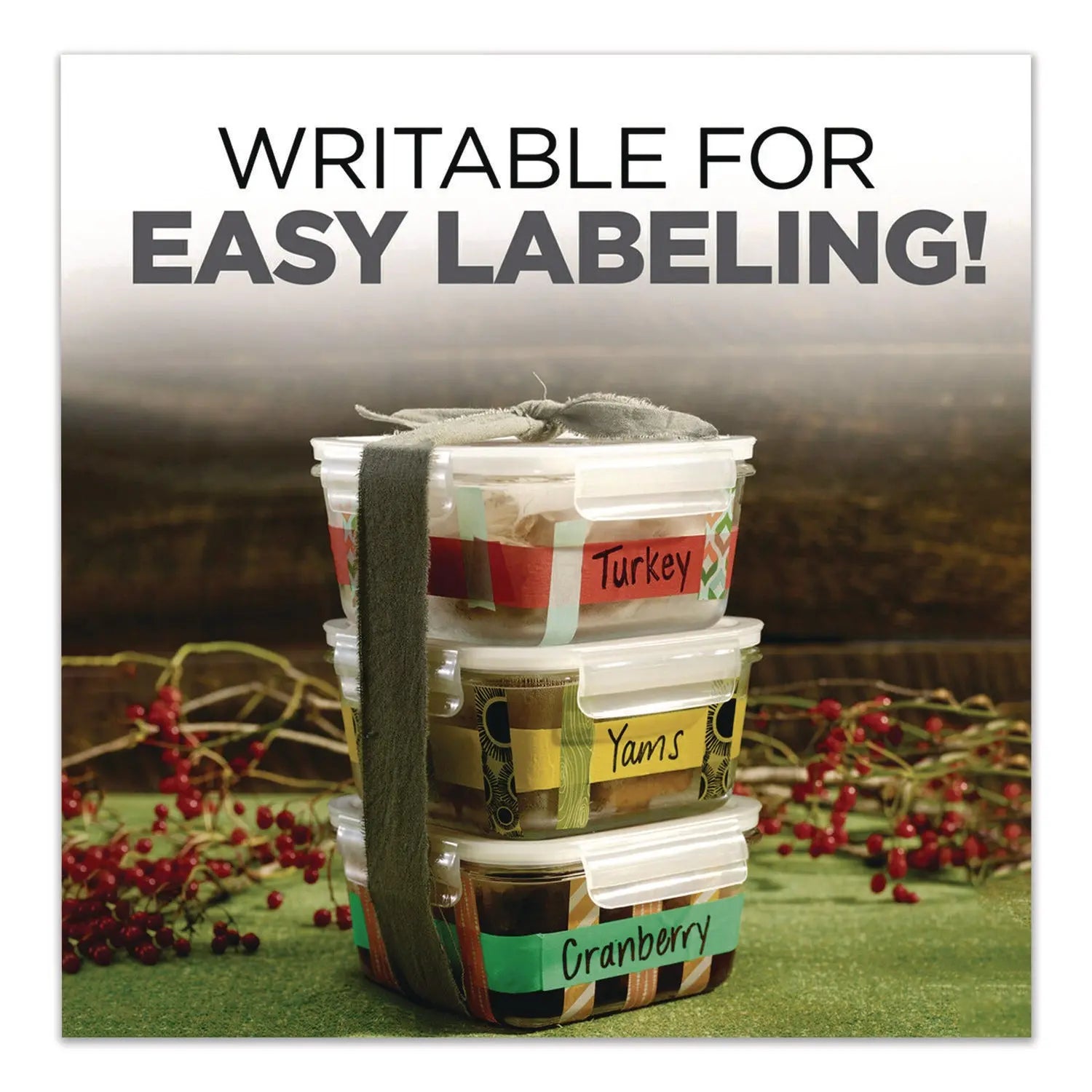 Scotch® EXPRESSIONS MASKING TAPE, 3" CORE, 0.94" X 20 YDS, TANGERINE