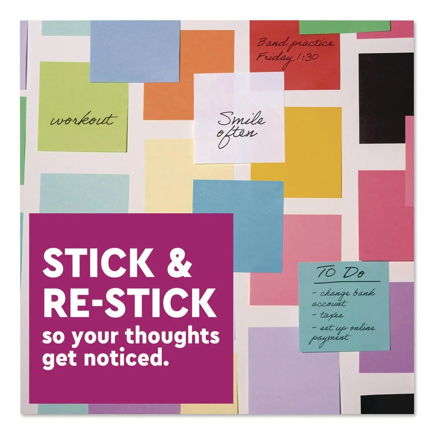 Post-it® Notes Super Sticky Super Sticky Pads in Energy Boost Collection Colors, 3 x 3, Limeade, 90 Sheets/Pad, 5 Pads/Pack