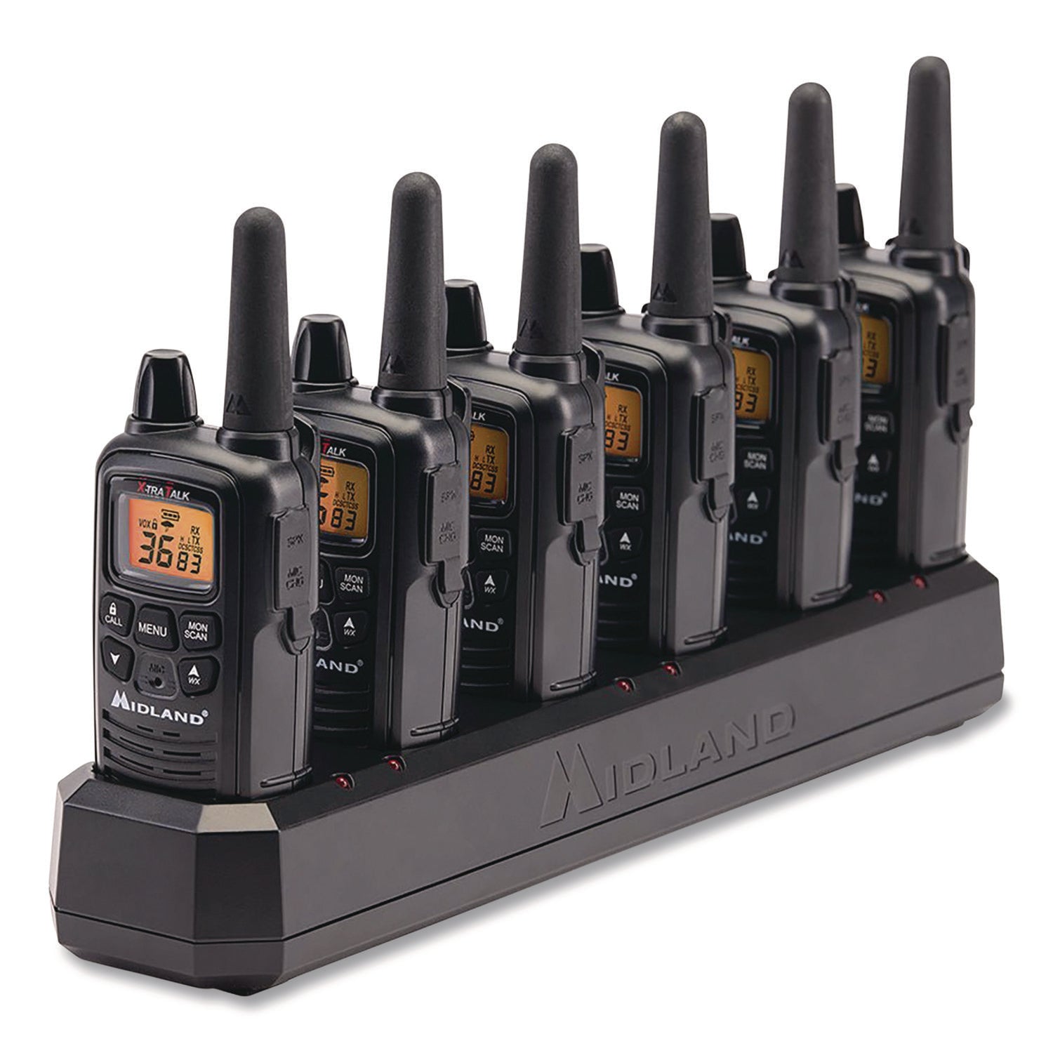 Midland® Biztalk Two-Way Business Radio Bundle, 36 Channels, 6/Pack