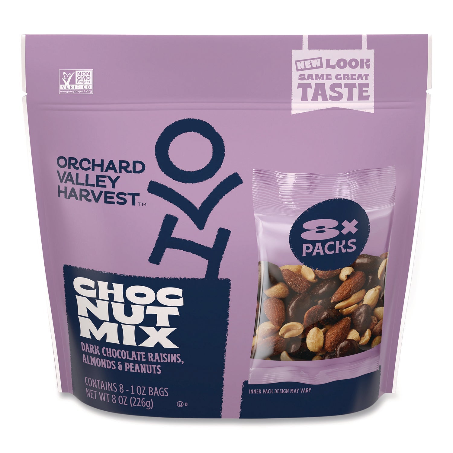 Orchard Valley Harvest® Chocolate Raisin Nut Mix, (8) 1 oz Bags
