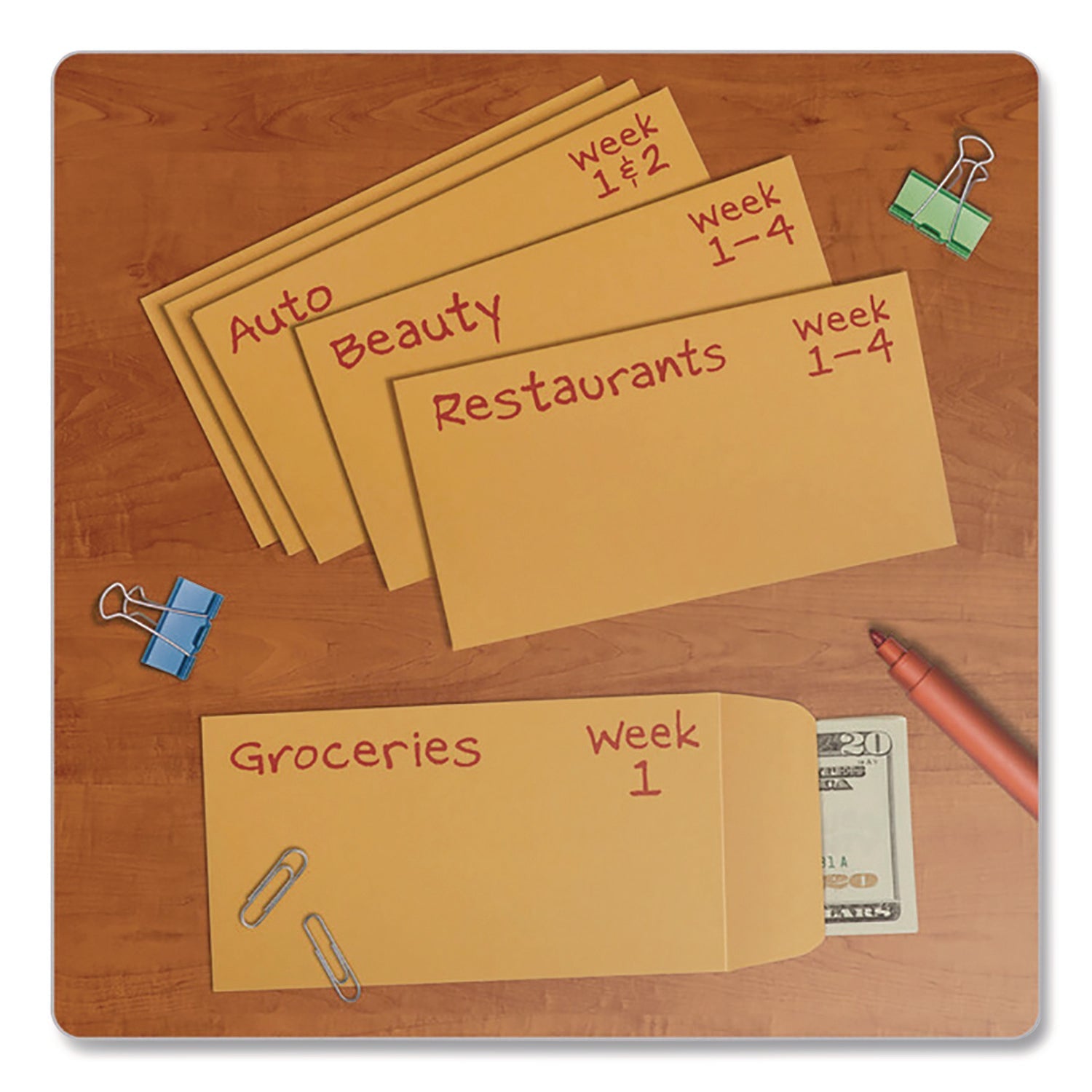 Quality Park™ Redi-Seal Coin and Small Parts Envelope, #7, Cheese Blade Flap, Redi-Seal Adhesive Closure, 3.5 x 6.5, Kraft Brown, 500/Box