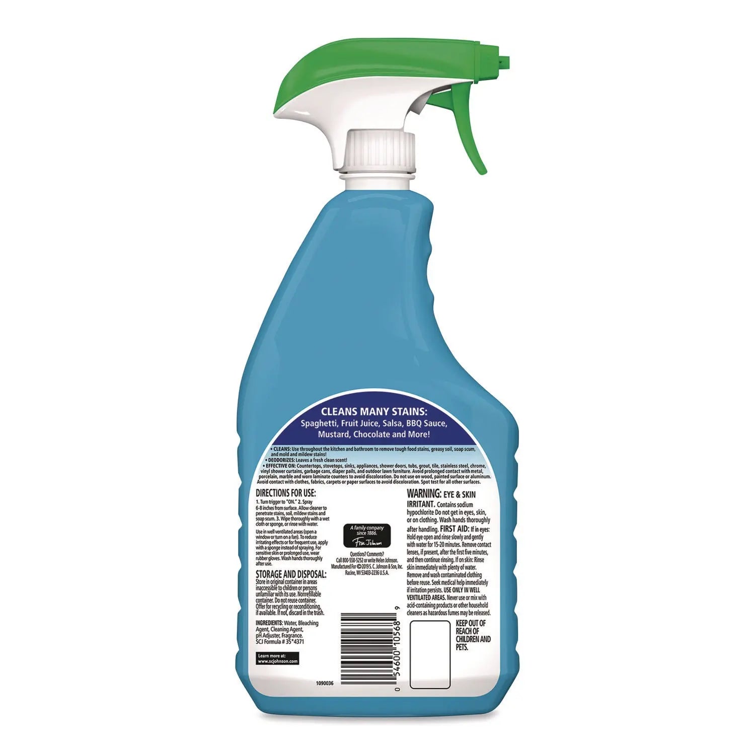 Fantastik® MAX MAX All-Purpose Cleaner with Bleach, Fresh Scent, 32 oz Spray Bottle