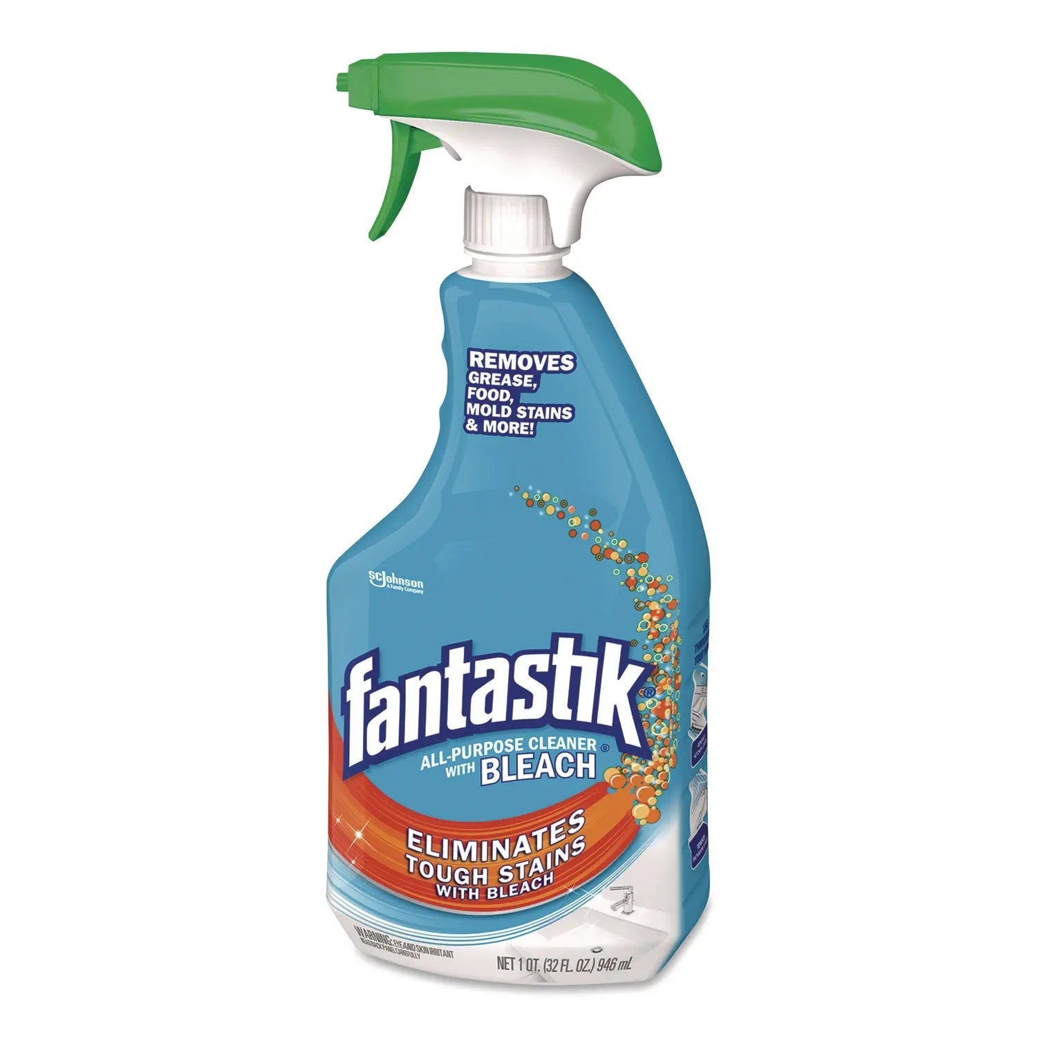 Fantastik® MAX MAX All-Purpose Cleaner with Bleach, Fresh Scent, 32 oz Spray Bottle