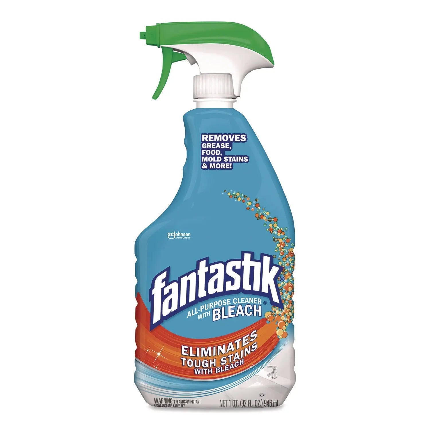 Fantastik® MAX MAX All-Purpose Cleaner with Bleach, Fresh Scent, 32 oz Spray Bottle