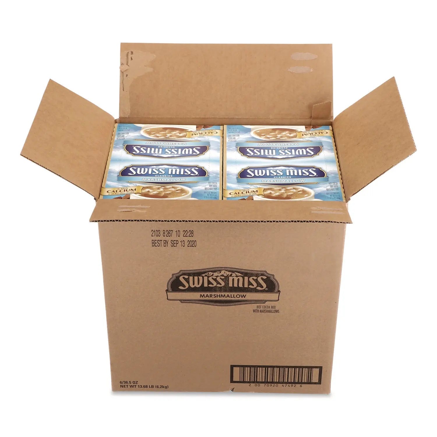 Swiss Miss® Marshmallow Hot Cocoa Mix, 0.73 oz Packet, 50/Box