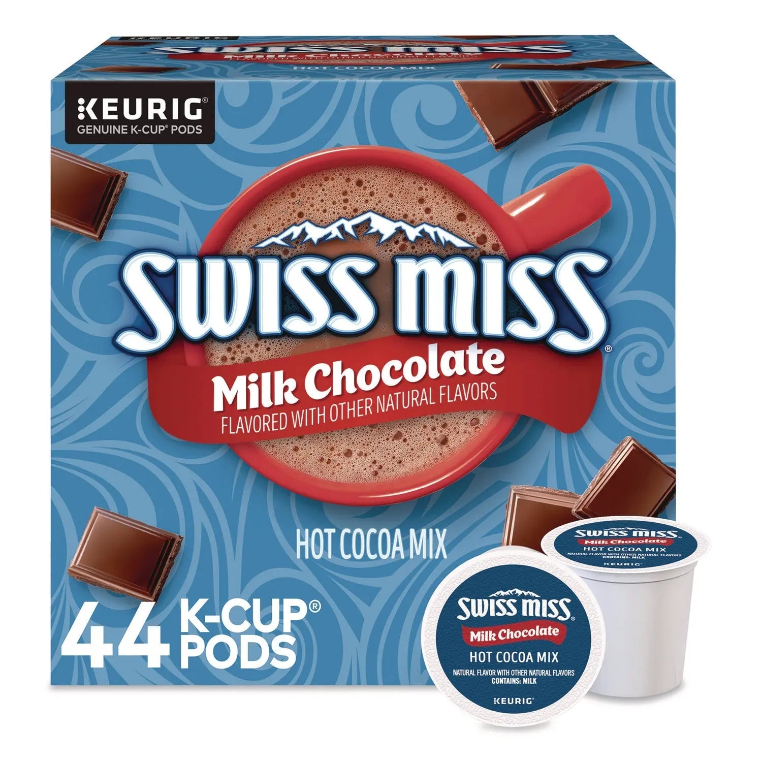 Swiss Miss® Milk Chocolate Hot Cocoa K-Cups, 0.65 oz, 44/Box