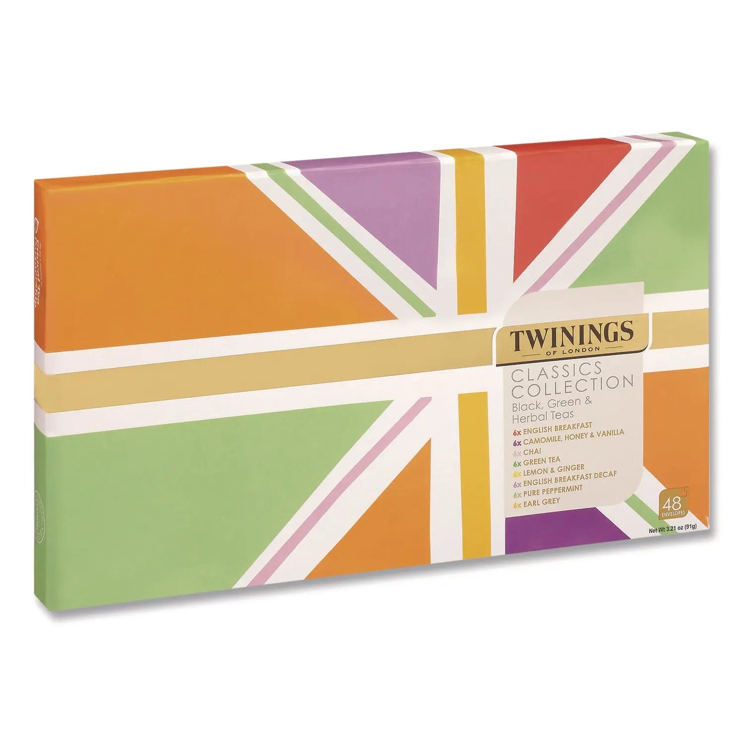 TWININGS® Classics Collection Assorted Tea Bags, 48/Box