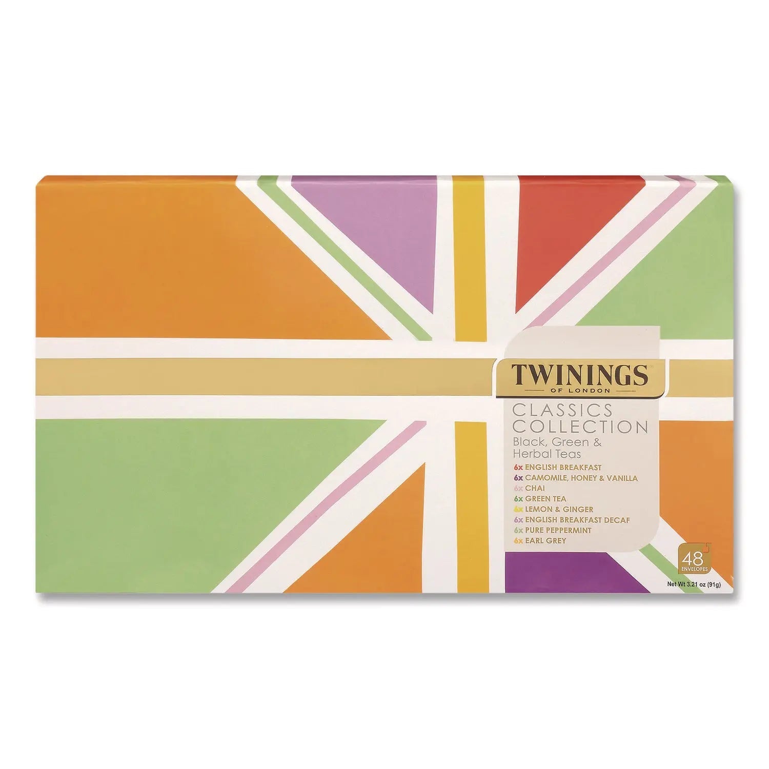 TWININGS® Classics Collection Assorted Tea Bags, 48/Box