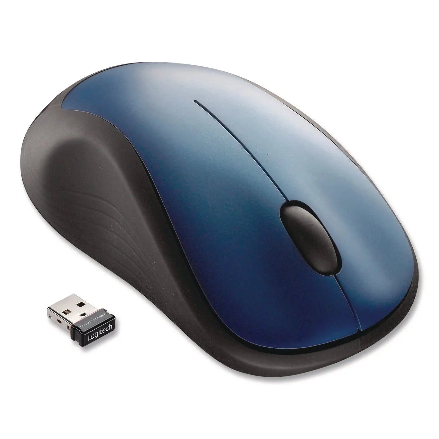 Logitech® M310 Wireless Mouse, 2.4 GHz Frequency/30 ft Wireless Range, Left/Right Hand Use, Peacock Blue