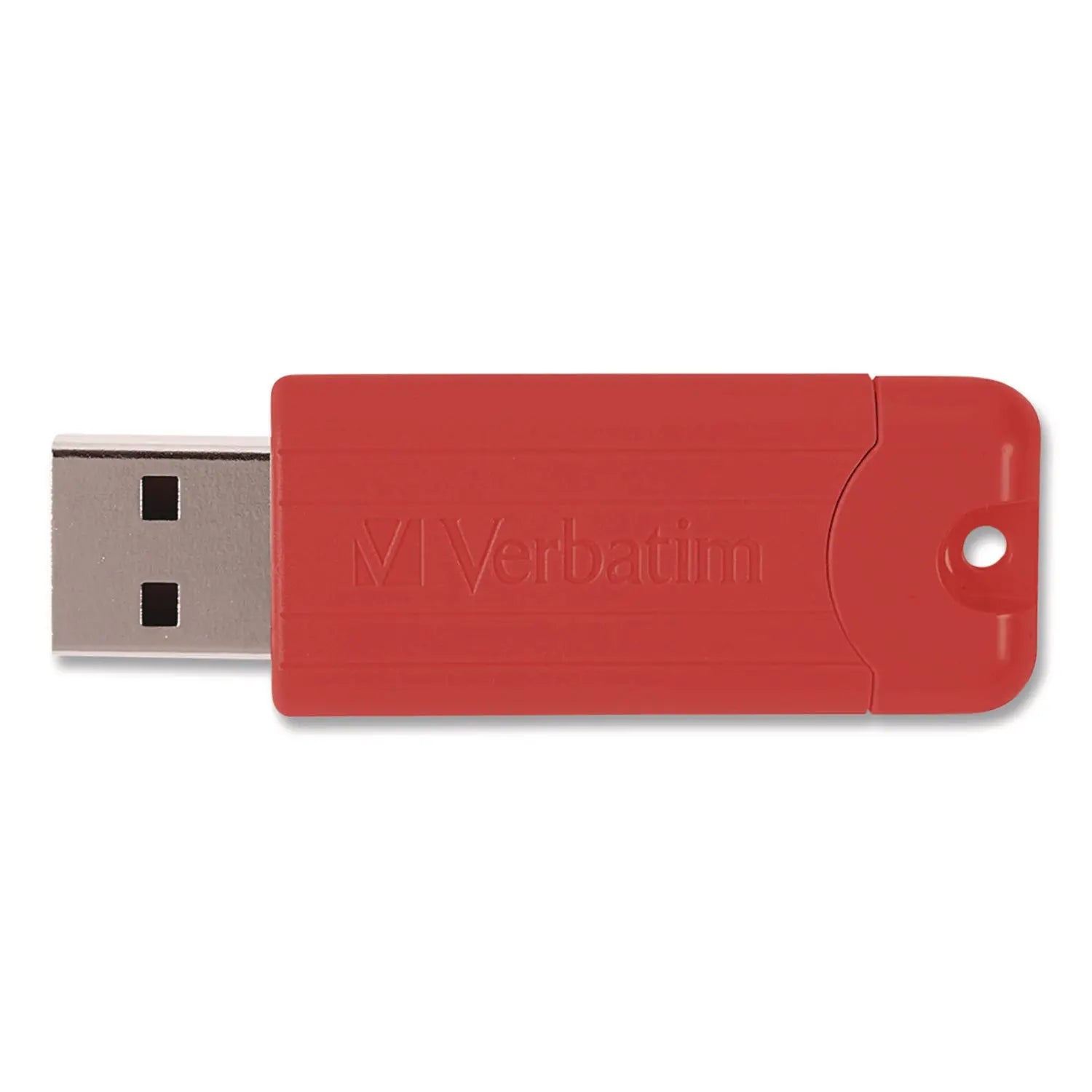Verbatim® PinStripe USB 3.0 Flash Drive, 128 GB, Blue/Green/Red, 3/Pack