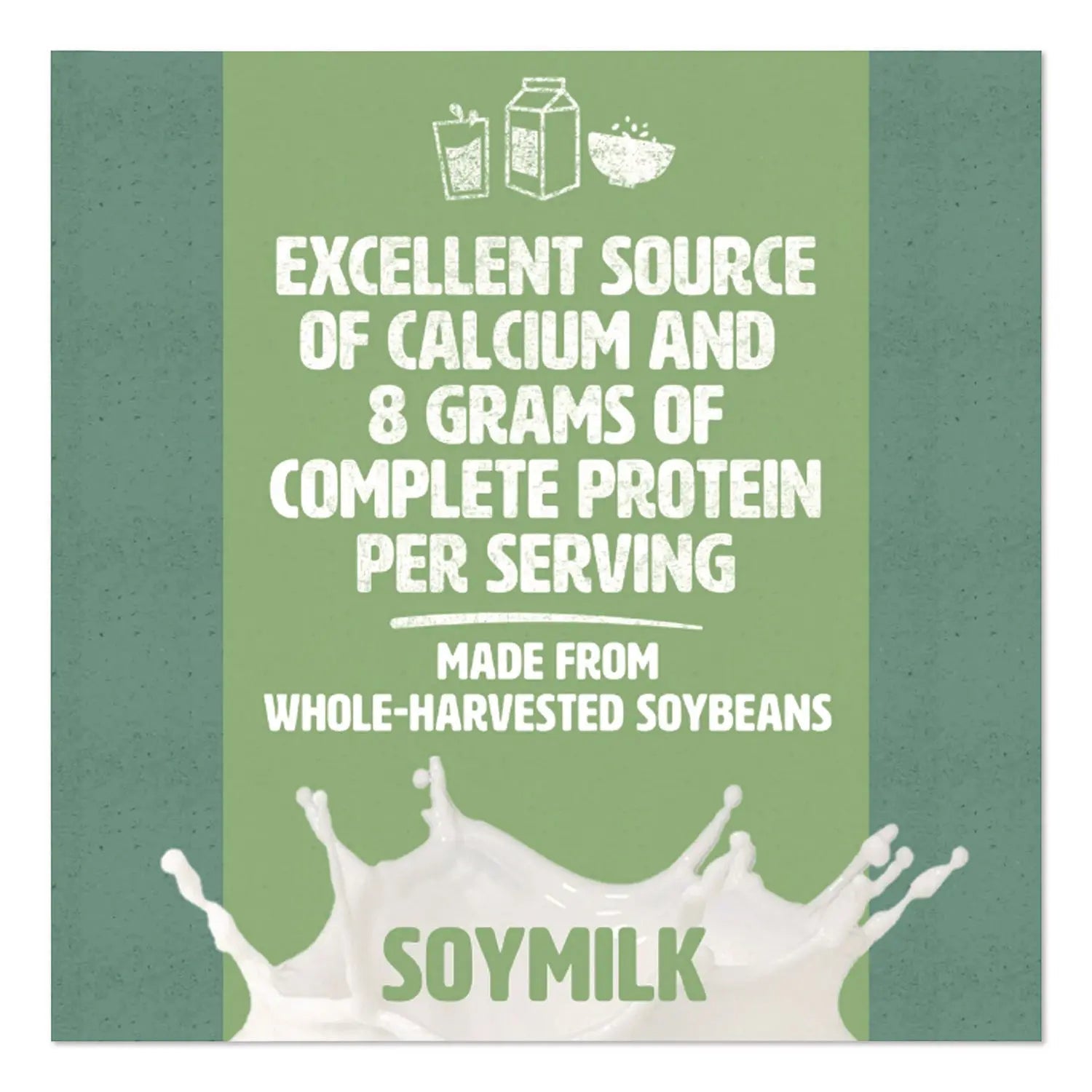 Silk® Soymilk, Unsweetened Original, 32 oz, 6/Carton