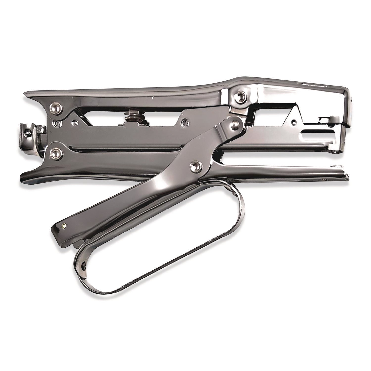 Ace® Lightweight Clipper Stapler, 20-Sheet Capacity, 2.63" Throat, Chrome