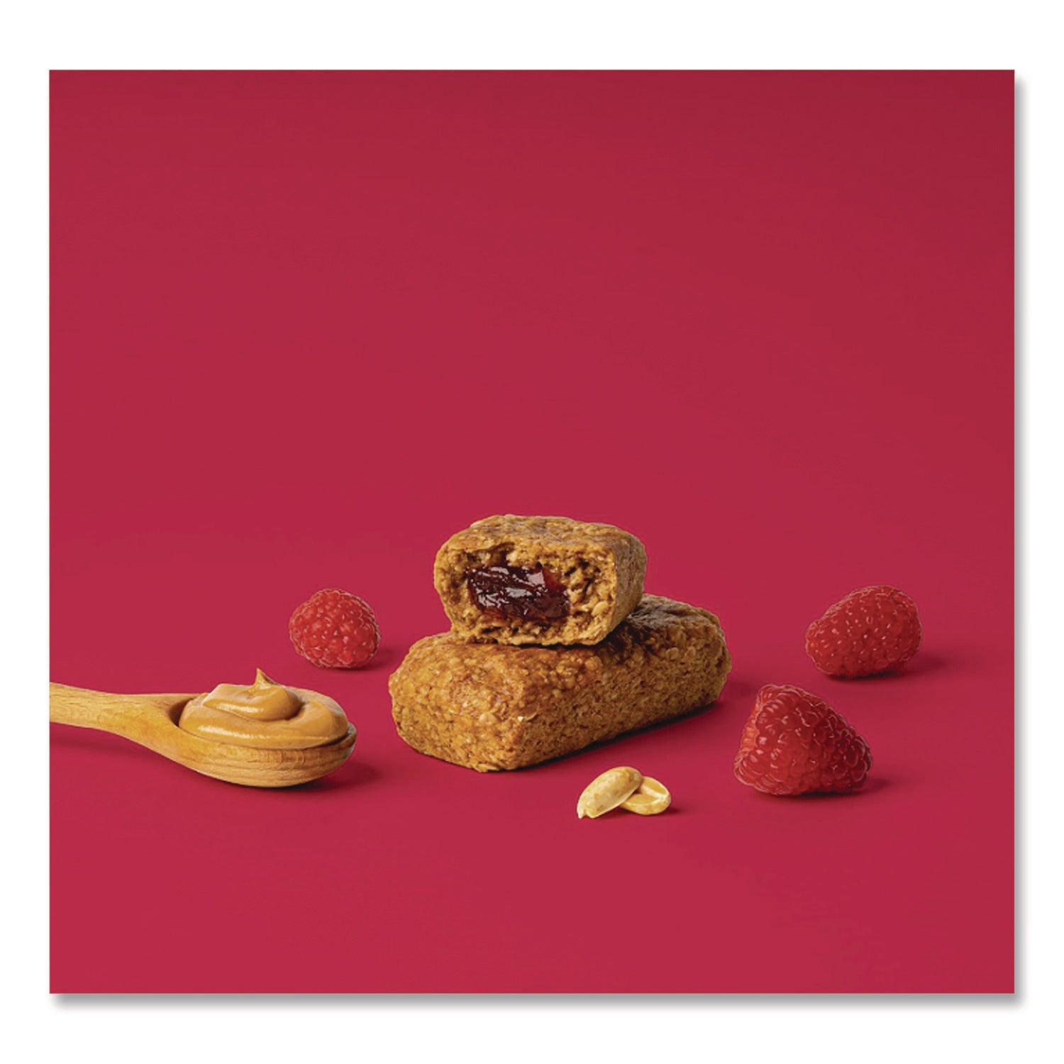 Bobo's Stuff'd Gluten-Free Peanut Butter and Berry Jam Oat Bar, 2.5 oz Bar, 12/Box - Bloom Skins