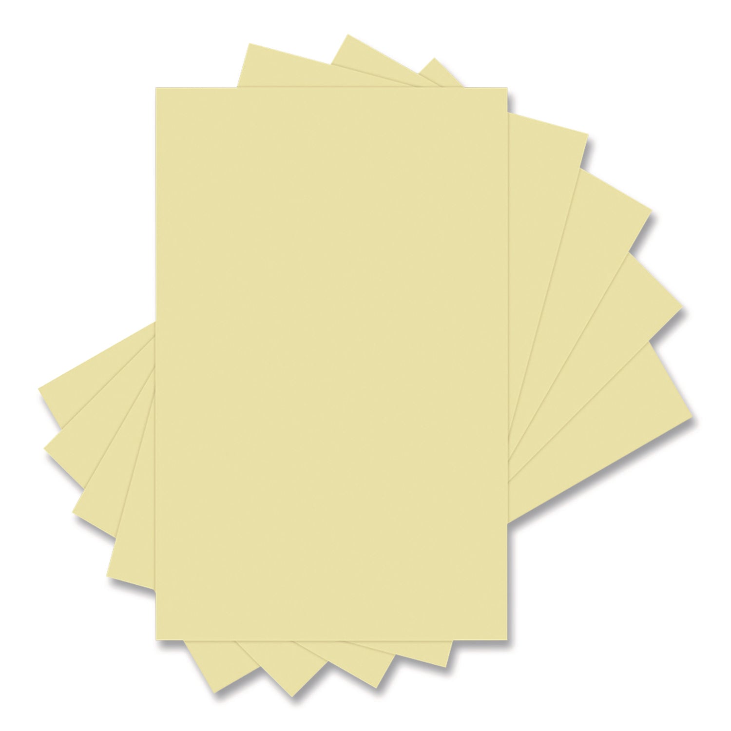 Lettermark™ Colors 30% Recycled Multipurpose Color Paper, 20 lb Bond Weight, 11 x 17, Canary, 500/Ream