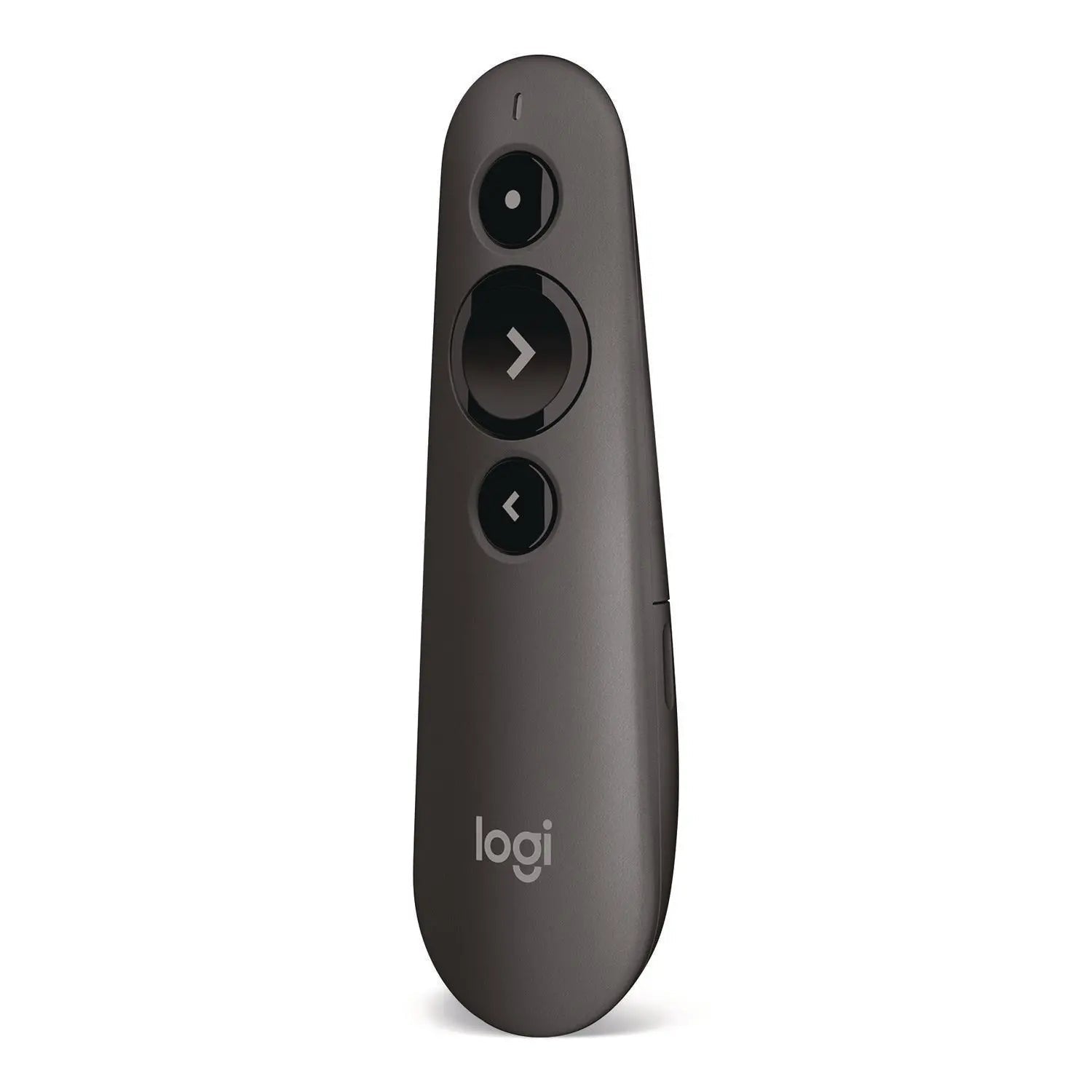 Logitech® R500 Laser Presentation Remote, Class 1, Projects 65 ft, Gray