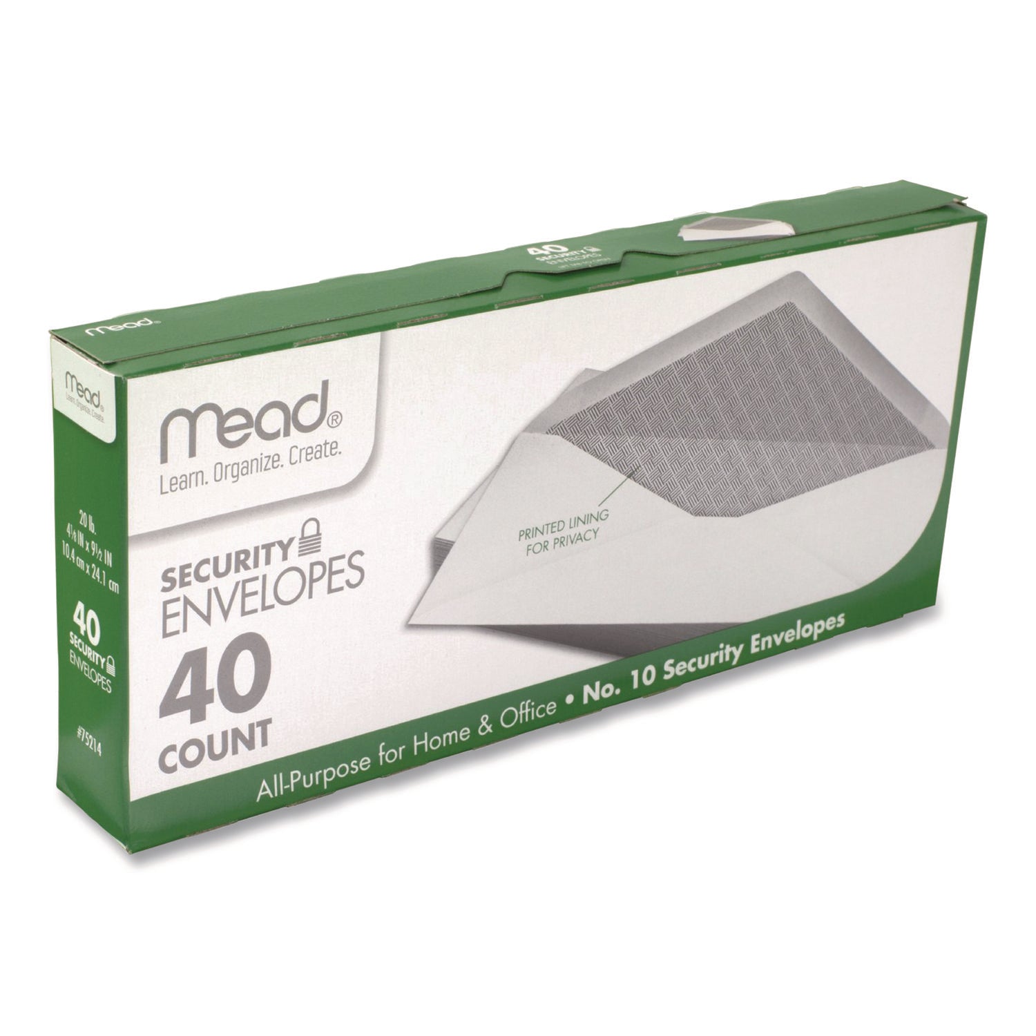 Mead #10 Security Tint Business Envelopes