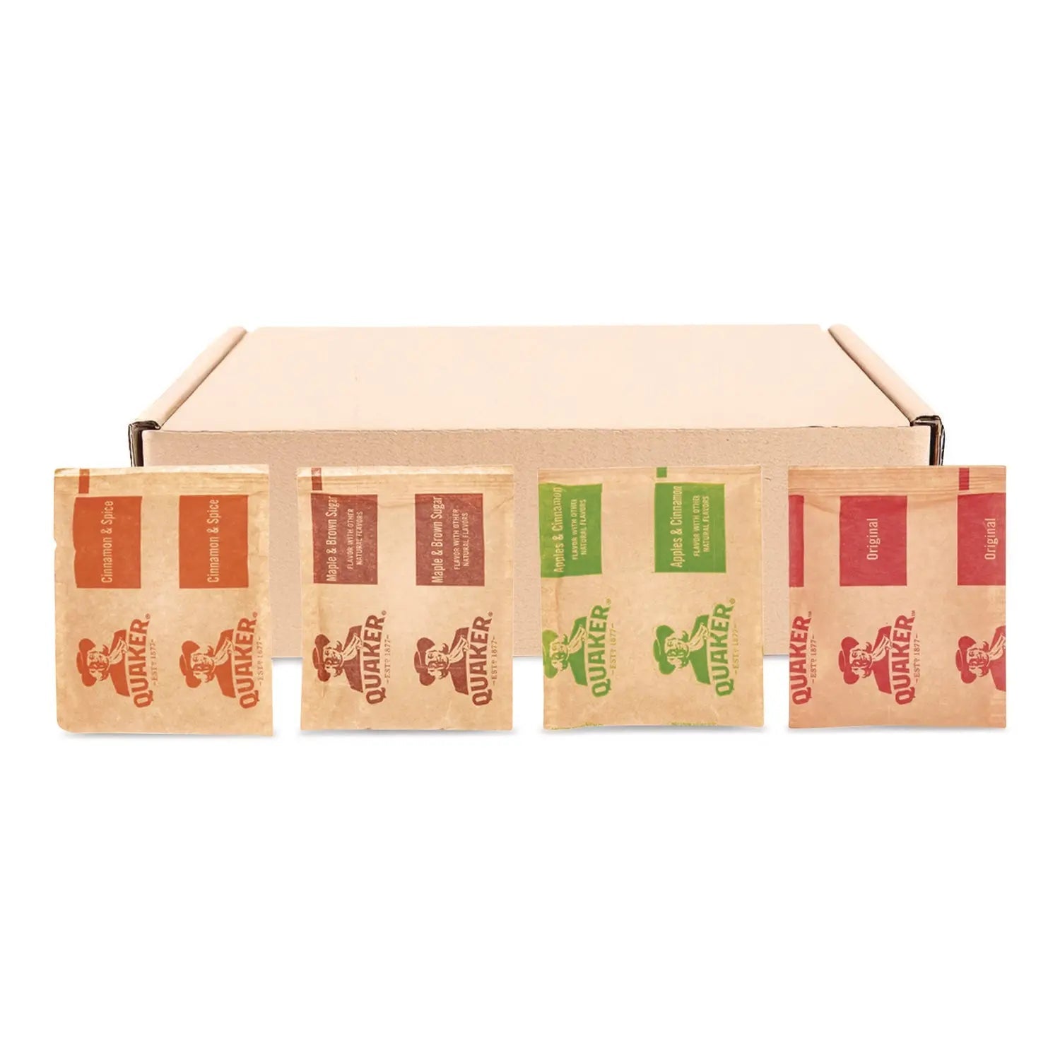 Quaker® Instant Oatmeal, Assorted Flavors, 1.51 oz Packet, 64/Carton