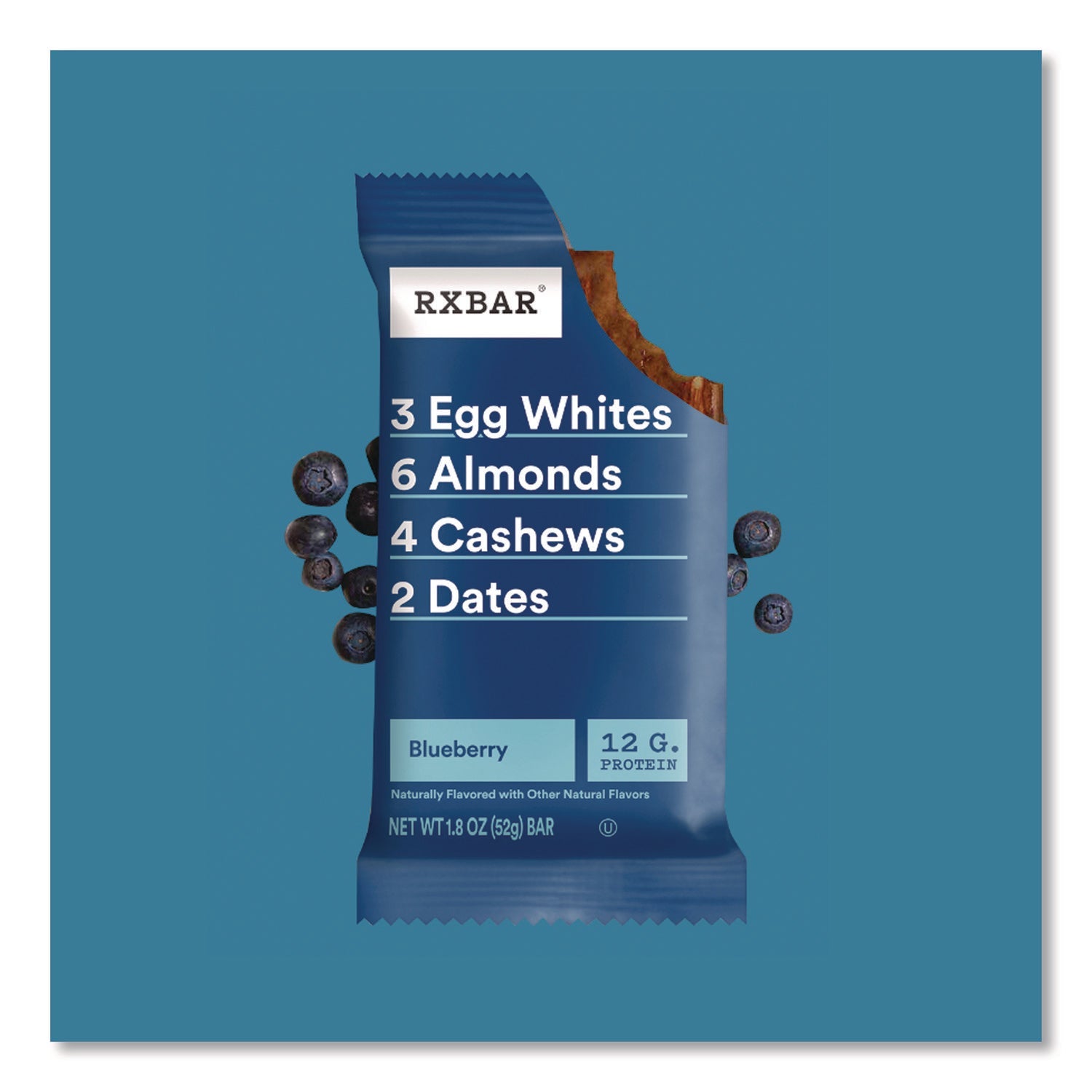 RXBAR® Adult Bars, Blueberry, 1.83 oz Bar, 12/Box