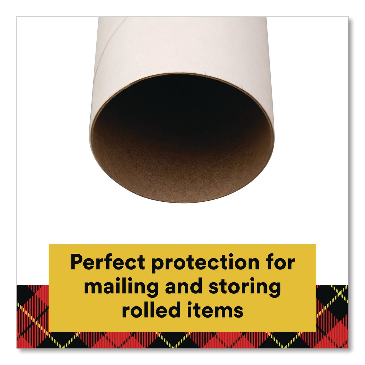 Scotch™ Mailing Tube, 24" Long, 2" Diameter, White, 12/Carton - Bloom Skins