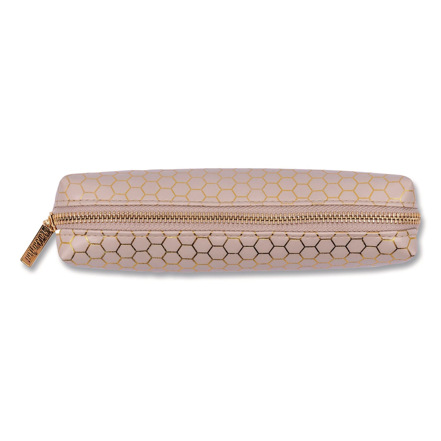 PUKKA PAD® Pencil Case, 8.07 x 2.36 x 2.55, Taupe, 6/Pack
