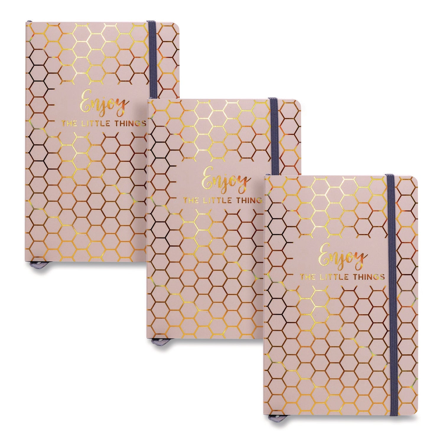 PUKKA PAD® Journal, 1-Subject, Medium/College Rule, Taupe Cover, (96) 8.3 x 5.8 Sheets, 3/Pack